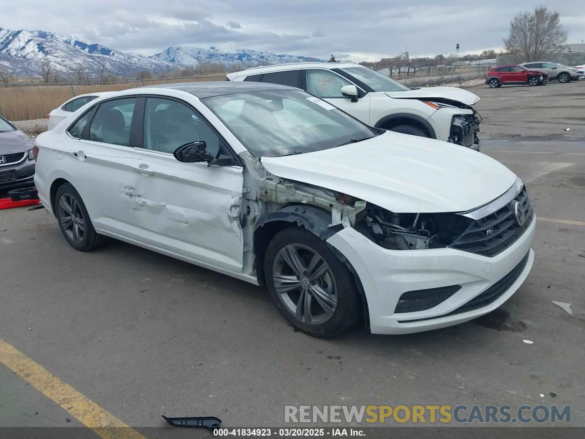 1 Photograph of a damaged car 3VWC57BU5MM065224 VOLKSWAGEN JETTA 2021