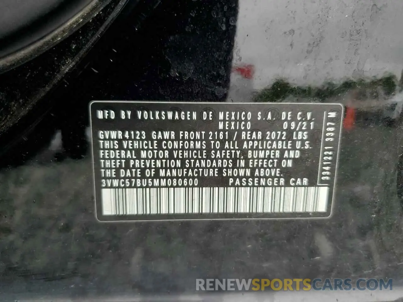 12 Photograph of a damaged car 3VWC57BU5MM080600 VOLKSWAGEN JETTA 2021