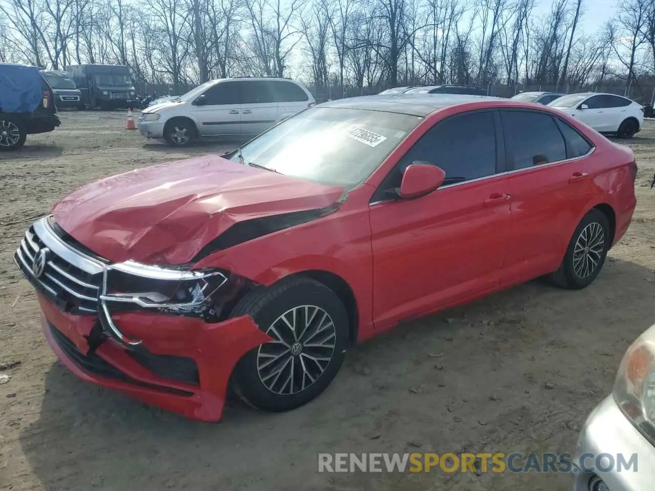 1 Photograph of a damaged car 3VWC57BU5MM089250 VOLKSWAGEN JETTA 2021