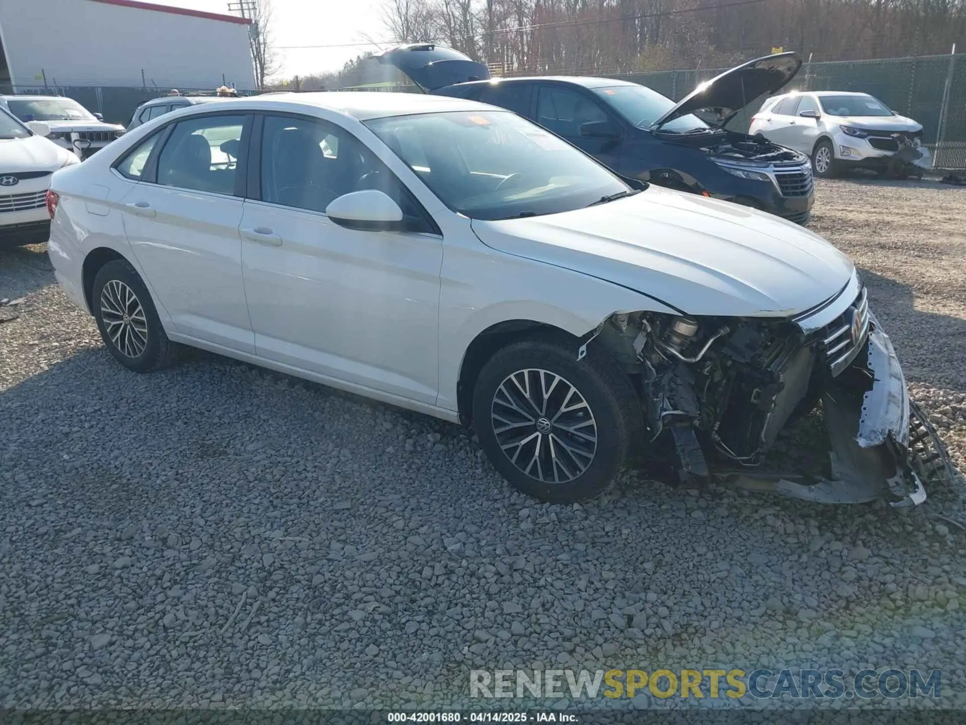 1 Photograph of a damaged car 3VWC57BU5MM093525 VOLKSWAGEN JETTA 2021