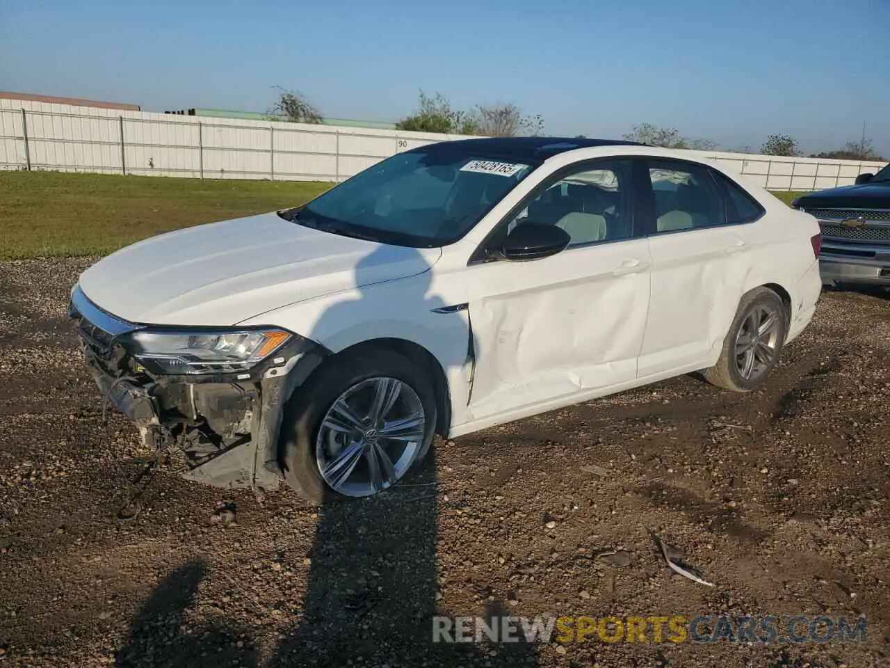 1 Photograph of a damaged car 3VWC57BU5MM099955 VOLKSWAGEN JETTA 2021