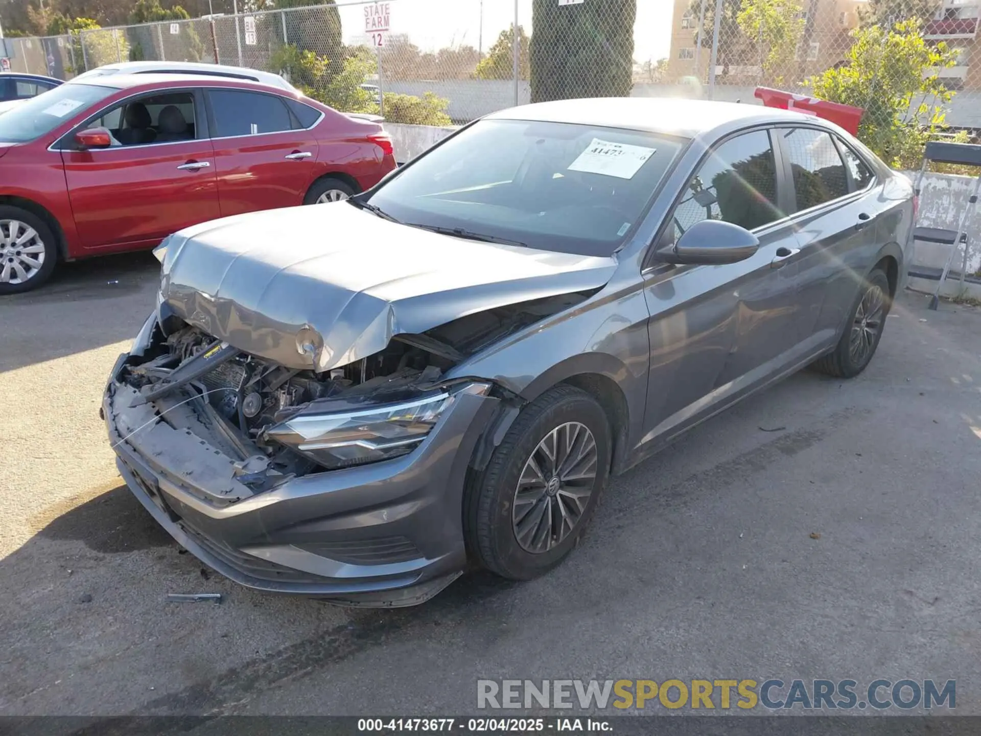 2 Photograph of a damaged car 3VWC57BU6MM004304 VOLKSWAGEN JETTA 2021