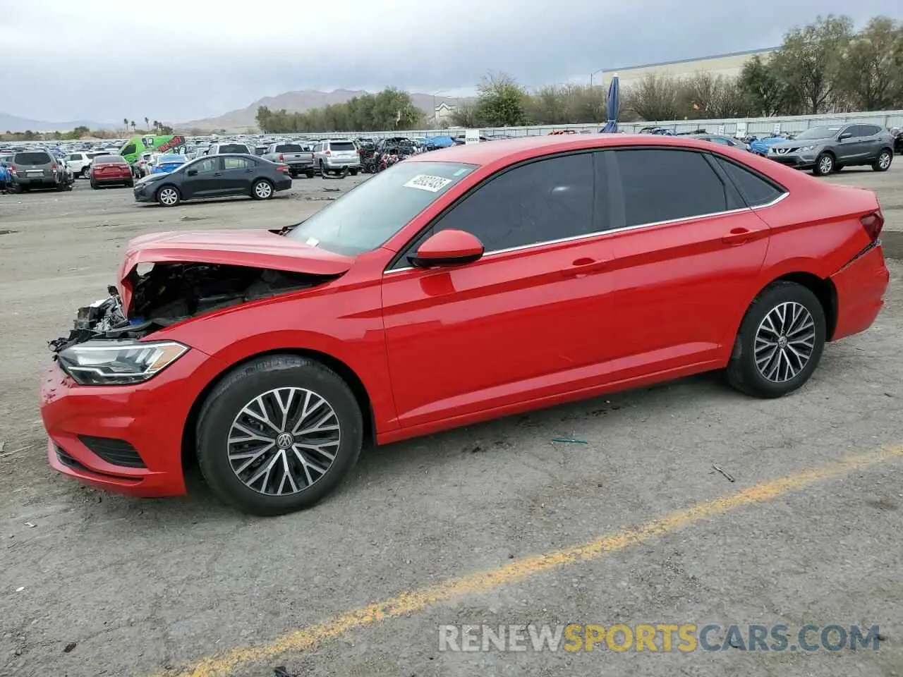 1 Photograph of a damaged car 3VWC57BU6MM031373 VOLKSWAGEN JETTA 2021