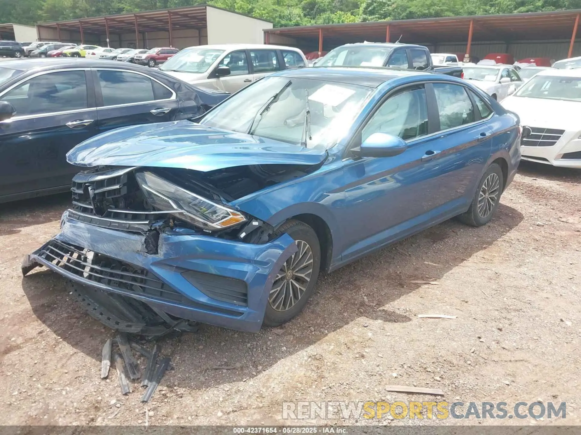 2 Photograph of a damaged car 3VWC57BU6MM033172 VOLKSWAGEN JETTA 2021