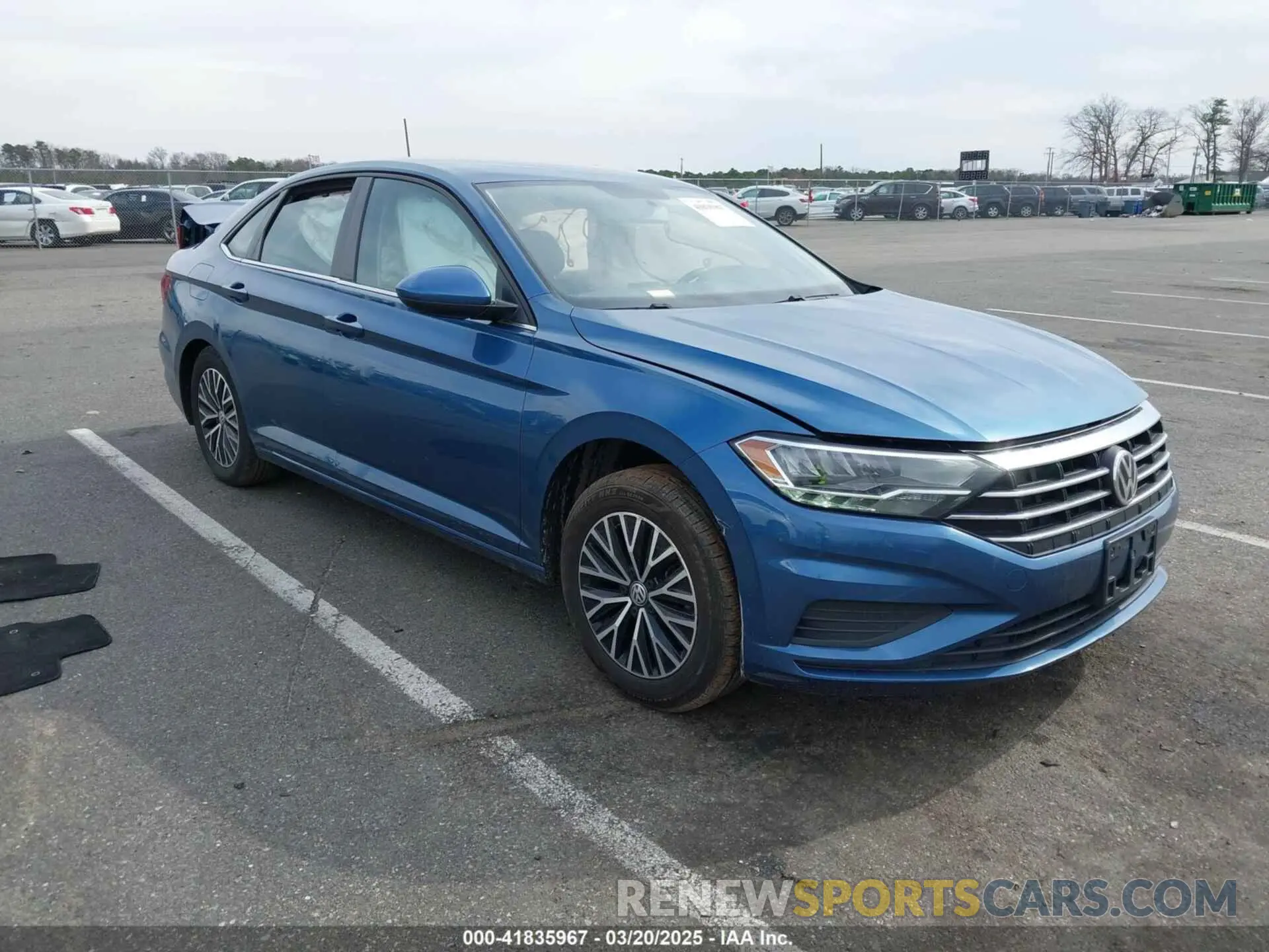 1 Photograph of a damaged car 3VWC57BU6MM035133 VOLKSWAGEN JETTA 2021
