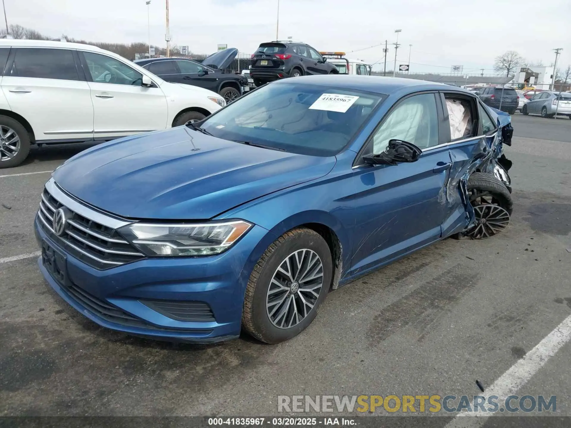 2 Photograph of a damaged car 3VWC57BU6MM035133 VOLKSWAGEN JETTA 2021