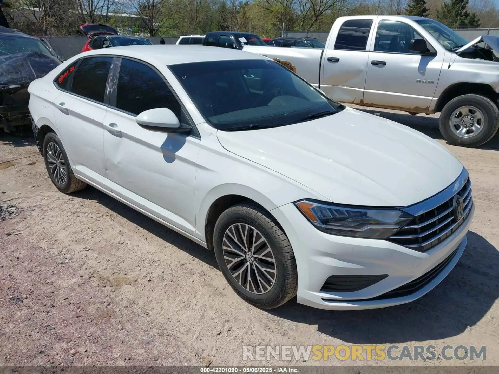 1 Photograph of a damaged car 3VWC57BU6MM045659 VOLKSWAGEN JETTA 2021