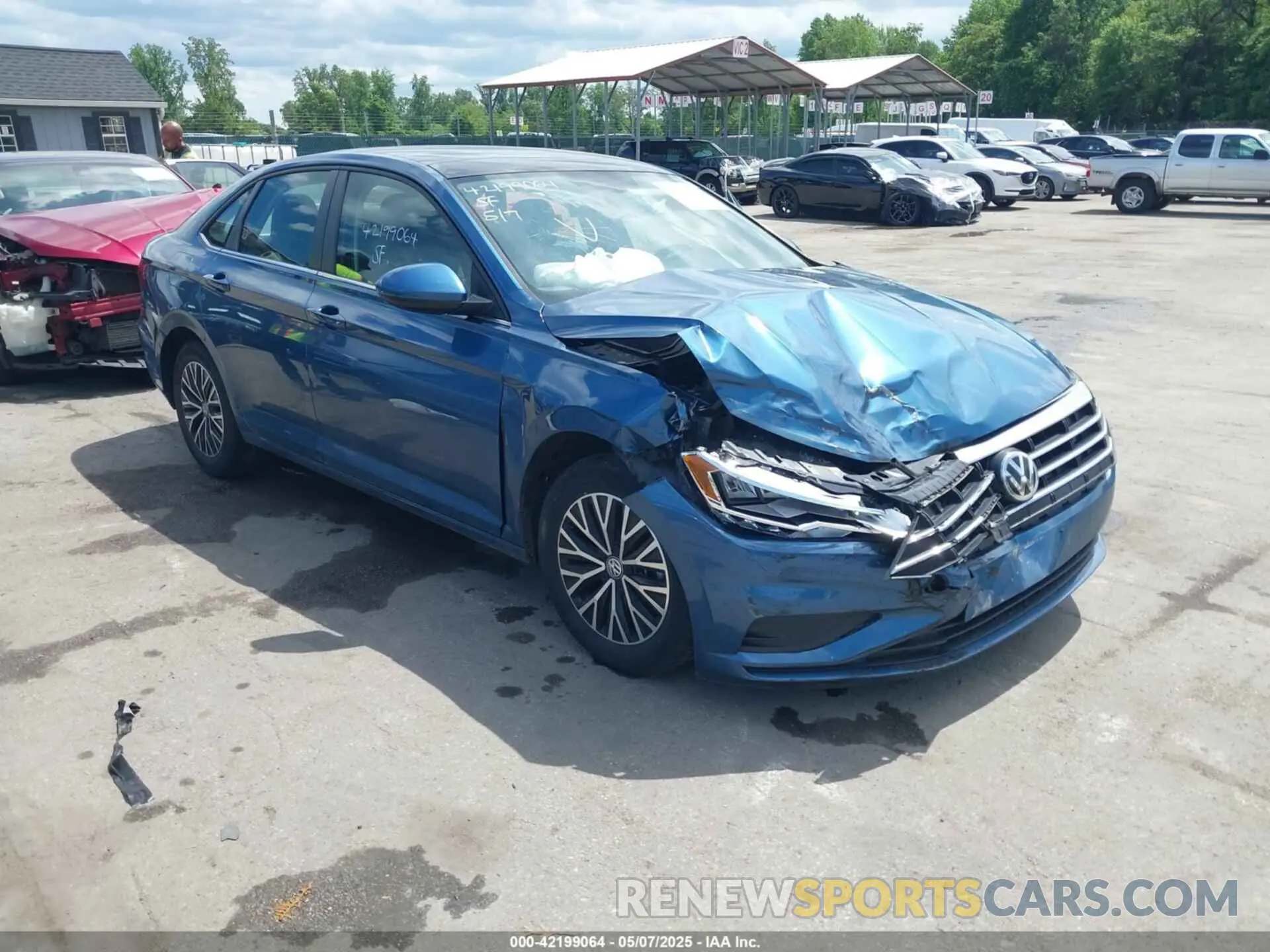 1 Photograph of a damaged car 3VWC57BU6MM046066 VOLKSWAGEN JETTA 2021