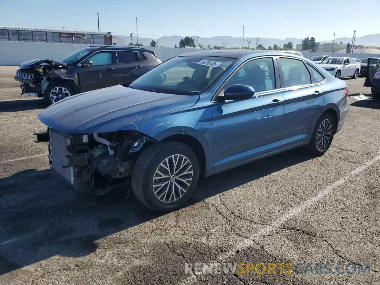 1 Photograph of a damaged car 3VWC57BU6MM091010 VOLKSWAGEN JETTA 2021