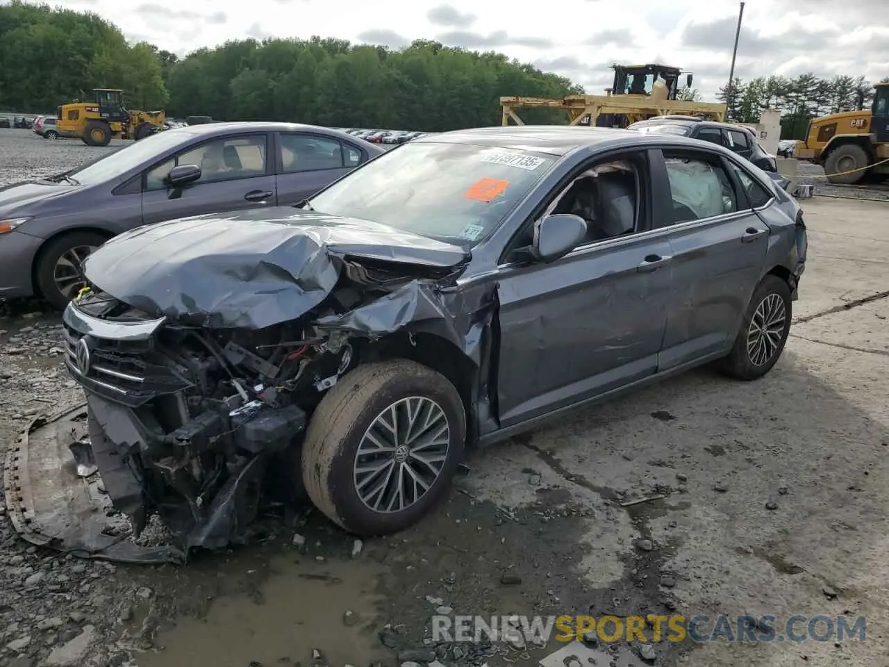 1 Photograph of a damaged car 3VWC57BU6MM100806 VOLKSWAGEN JETTA 2021