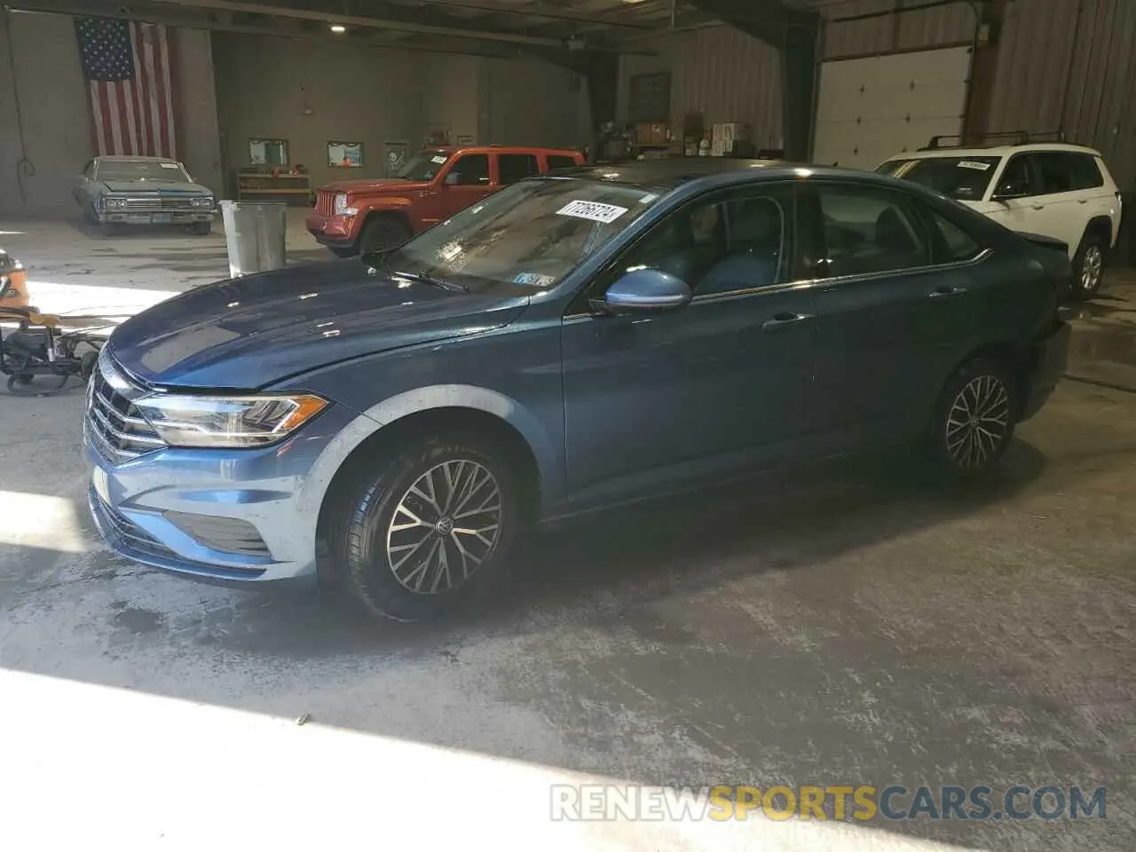1 Photograph of a damaged car 3VWC57BU7MM050093 VOLKSWAGEN JETTA 2021
