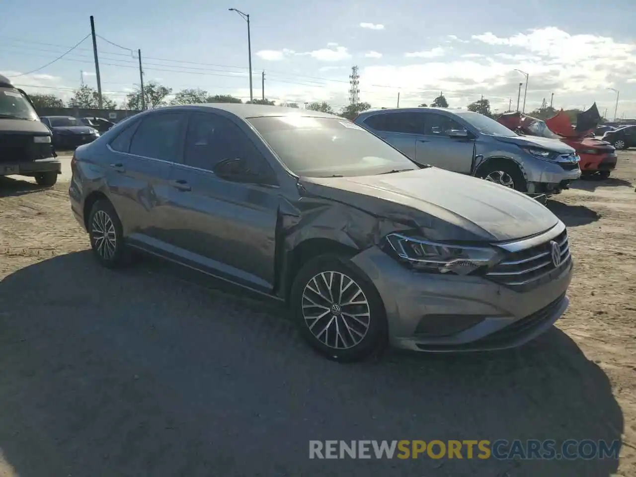 4 Photograph of a damaged car 3VWC57BU7MM056749 VOLKSWAGEN JETTA 2021