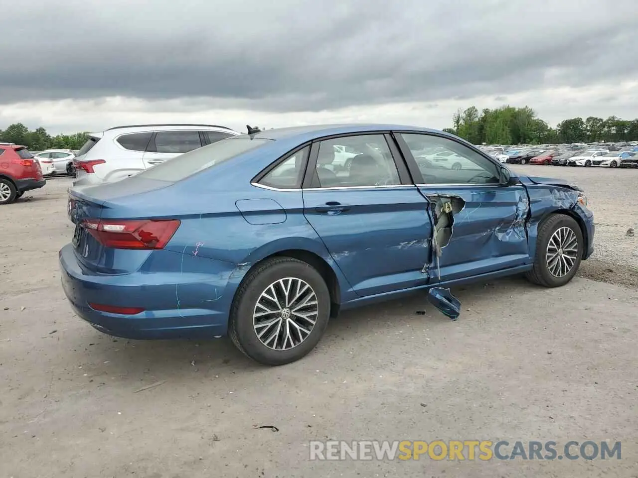 3 Photograph of a damaged car 3VWC57BU7MM086396 VOLKSWAGEN JETTA 2021