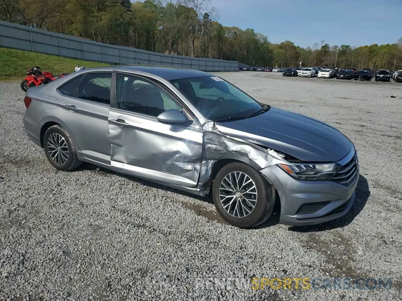 4 Photograph of a damaged car 3VWC57BU8MM018043 VOLKSWAGEN JETTA 2021