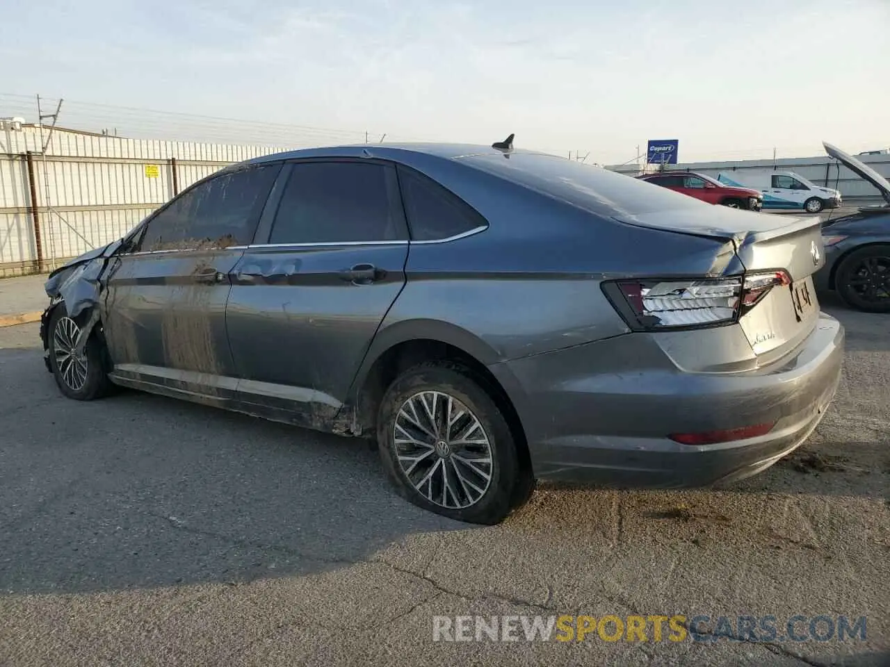 2 Photograph of a damaged car 3VWC57BU8MM031486 VOLKSWAGEN JETTA 2021