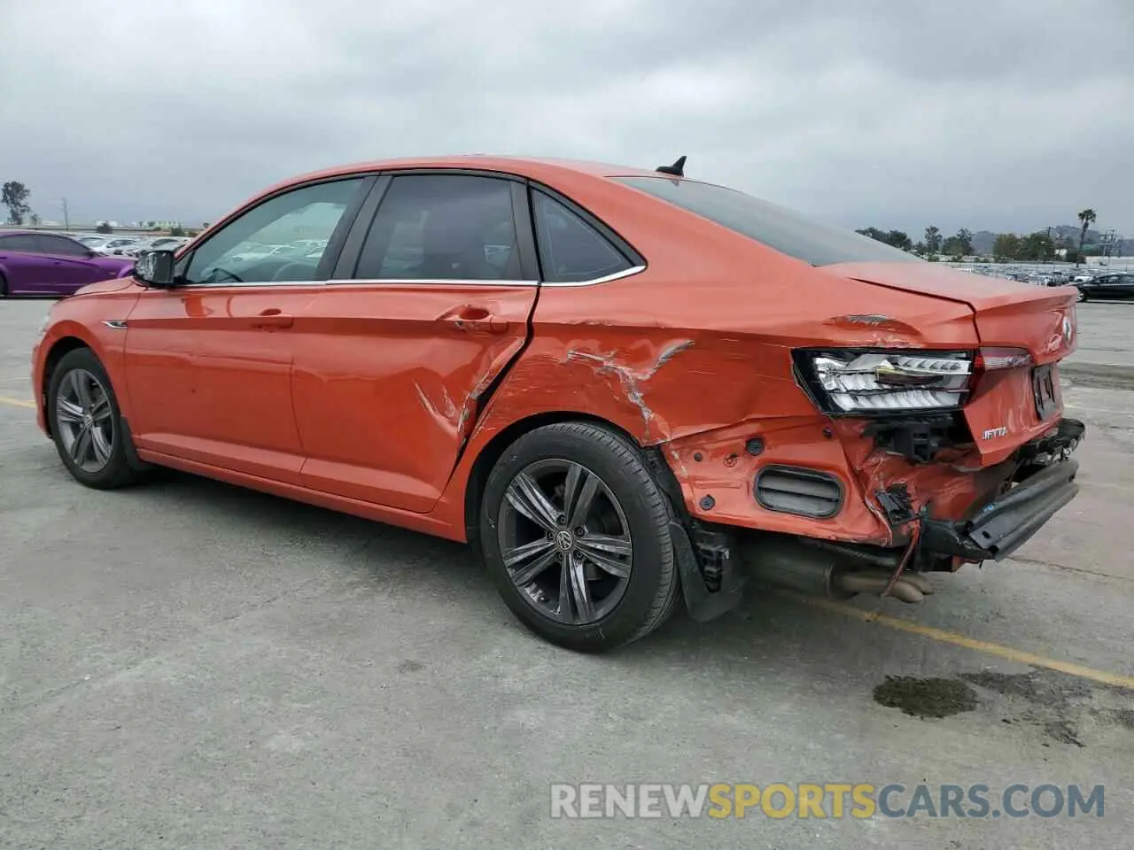 2 Photograph of a damaged car 3VWC57BU8MM032993 VOLKSWAGEN JETTA 2021