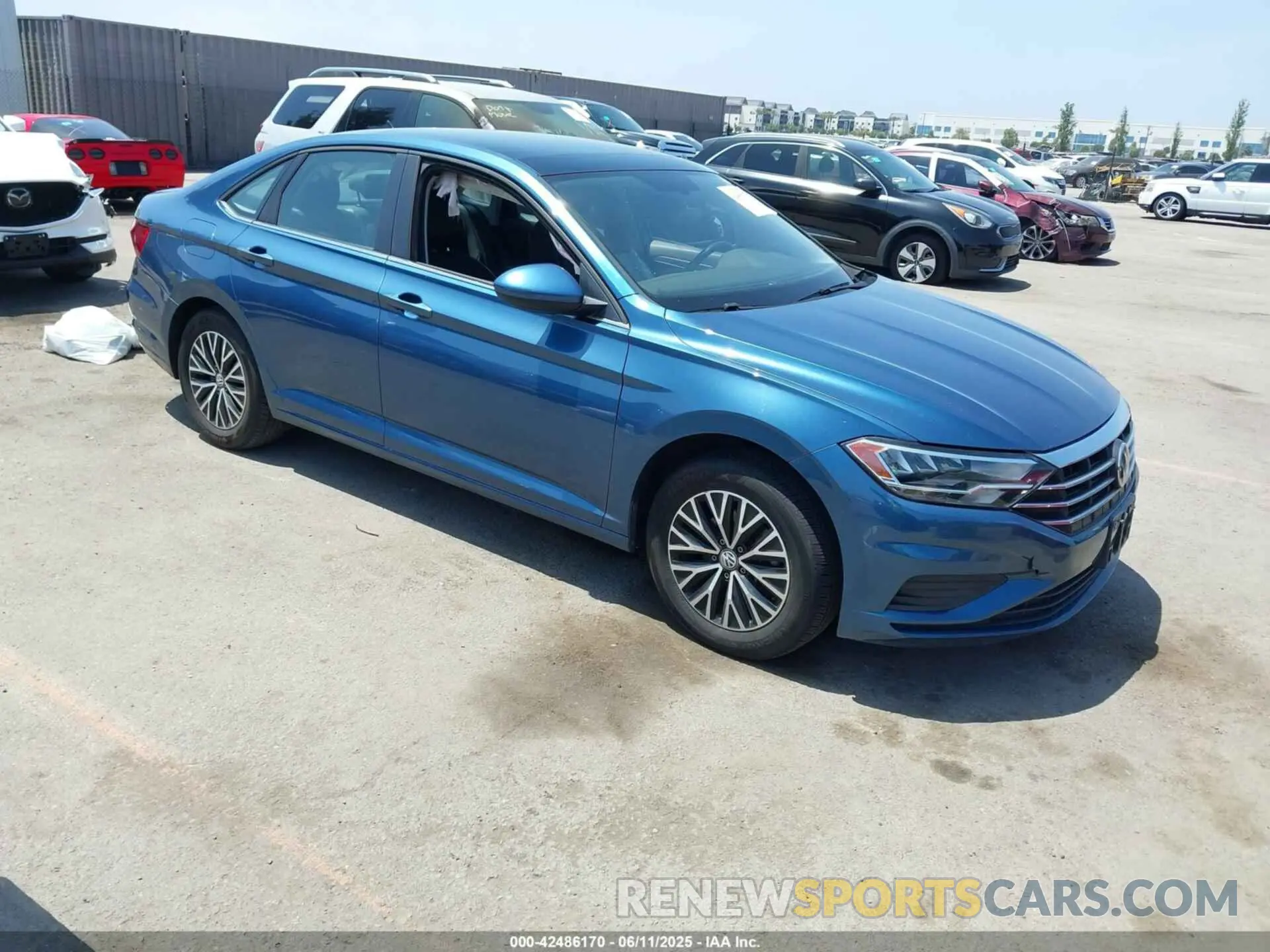 1 Photograph of a damaged car 3VWC57BU8MM049860 VOLKSWAGEN JETTA 2021