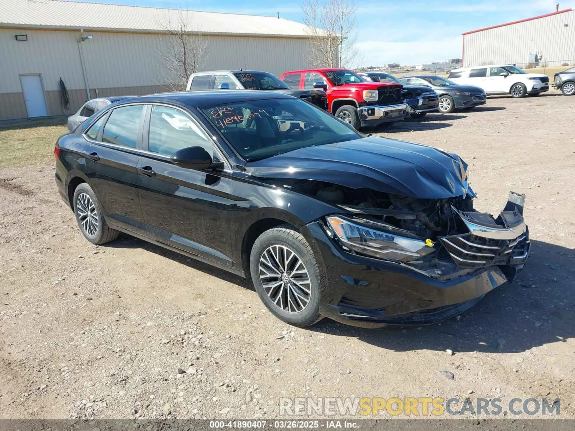 1 Photograph of a damaged car 3VWC57BU8MM084835 VOLKSWAGEN JETTA 2021