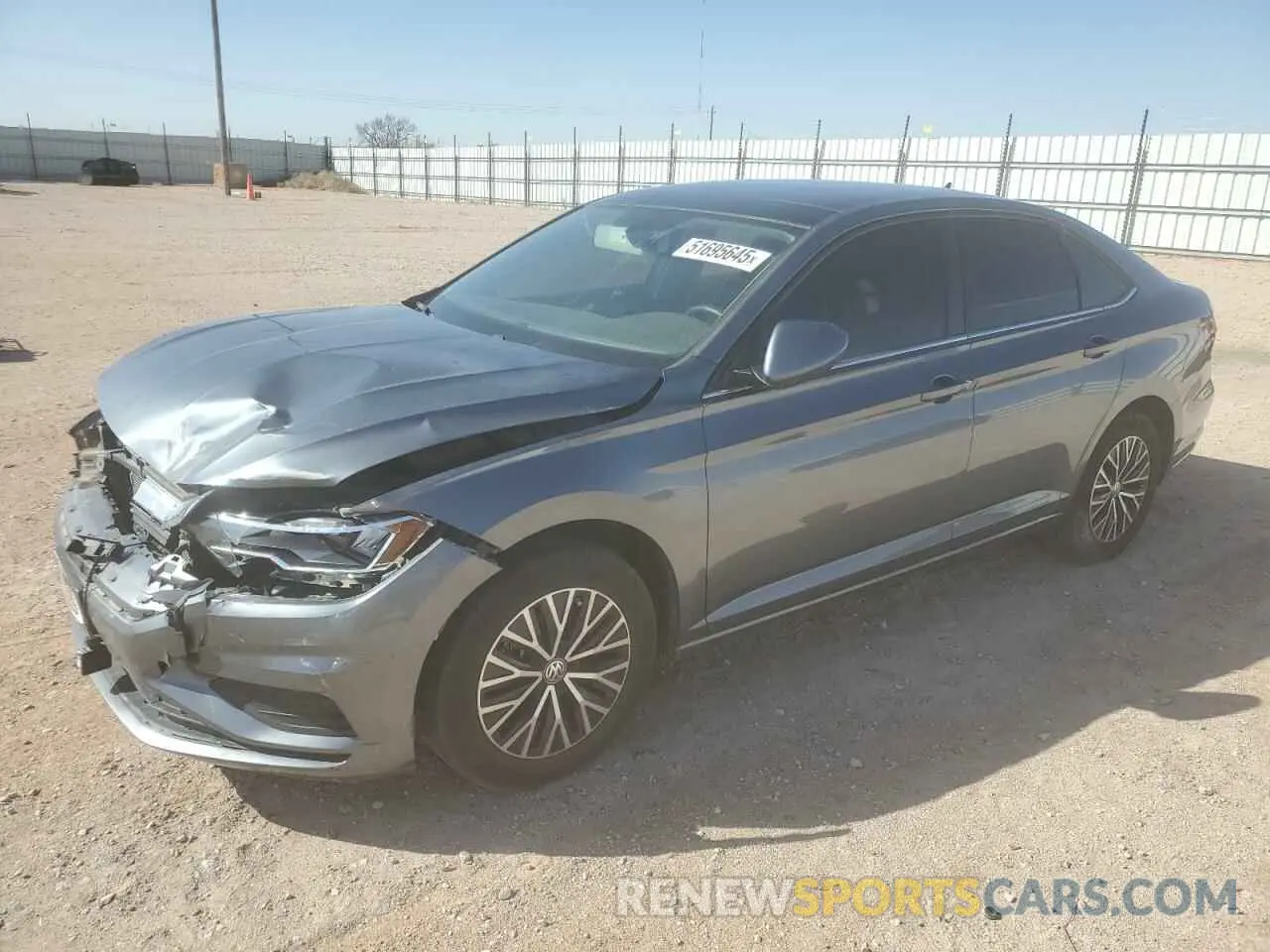 1 Photograph of a damaged car 3VWC57BU8MM097231 VOLKSWAGEN JETTA 2021