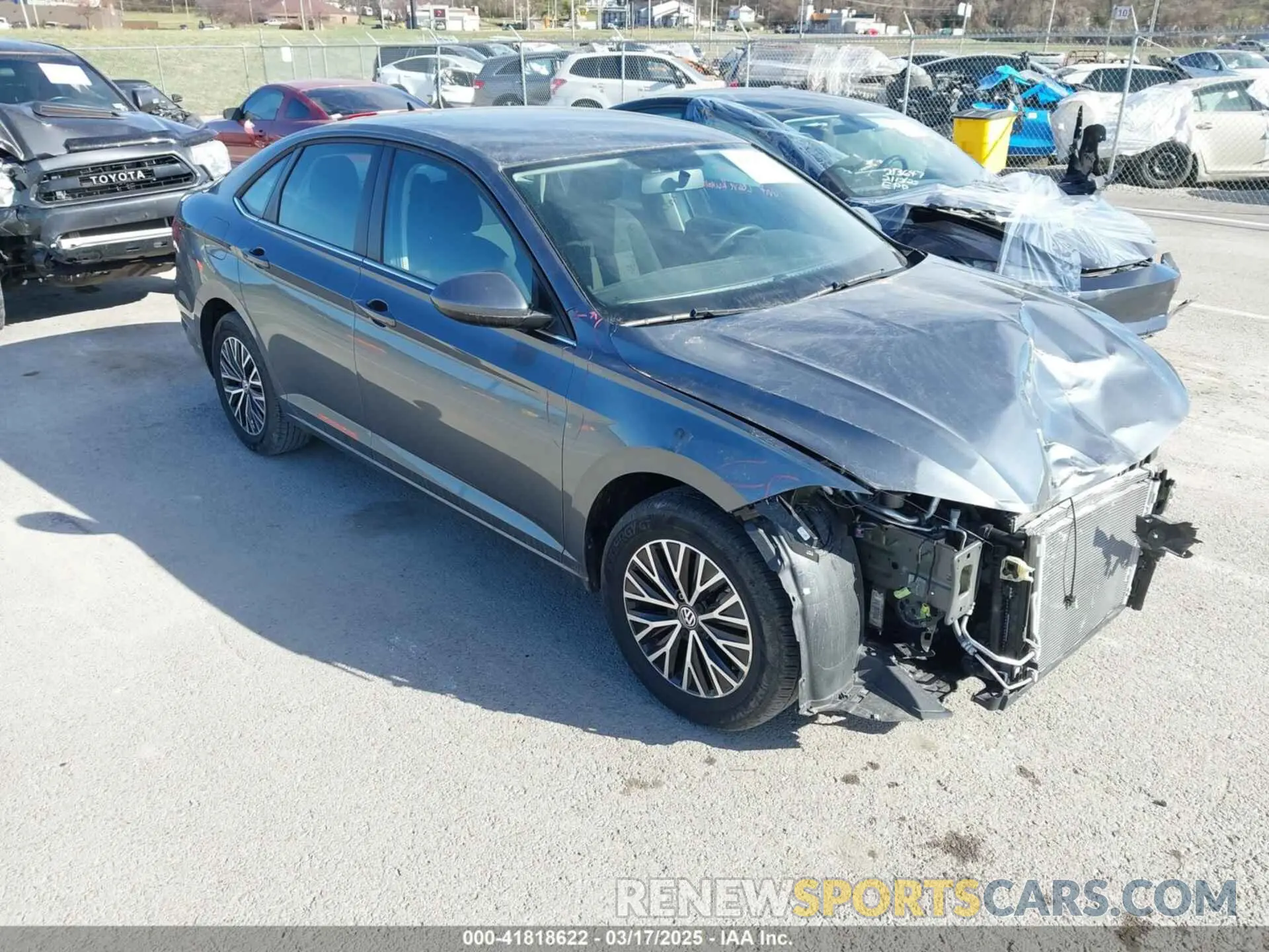 1 Photograph of a damaged car 3VWC57BU8MM098931 VOLKSWAGEN JETTA 2021