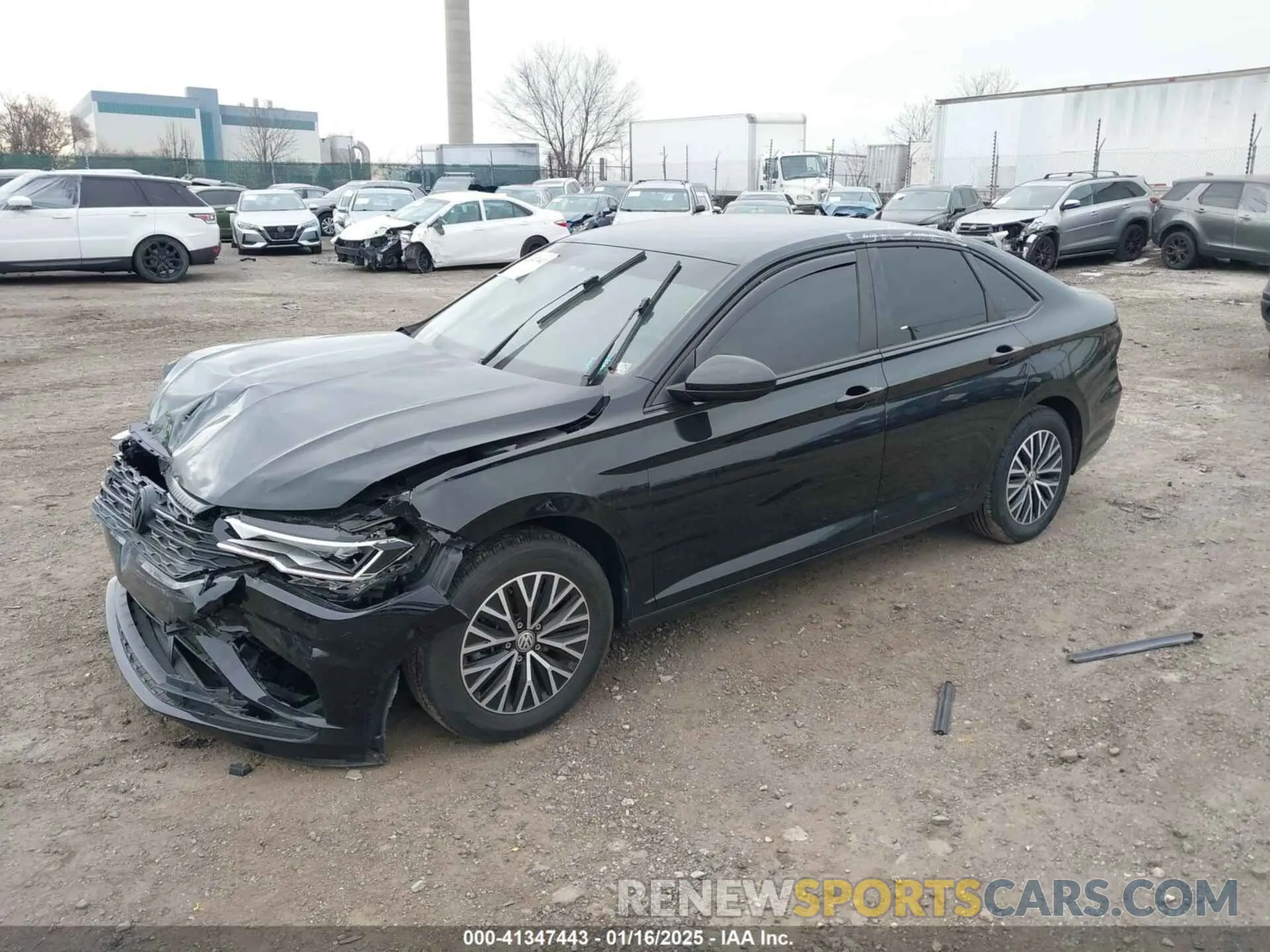 2 Photograph of a damaged car 3VWC57BU8MM102735 VOLKSWAGEN JETTA 2021
