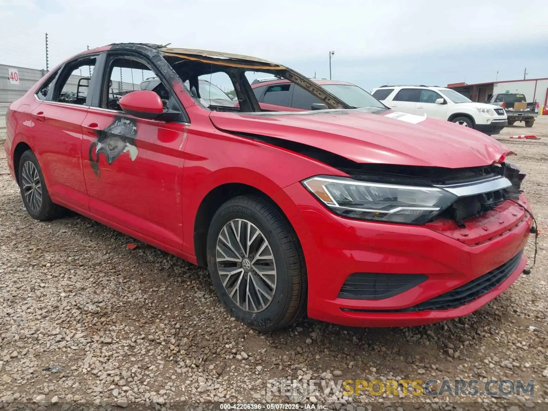 1 Photograph of a damaged car 3VWC57BU9MM010811 VOLKSWAGEN JETTA 2021