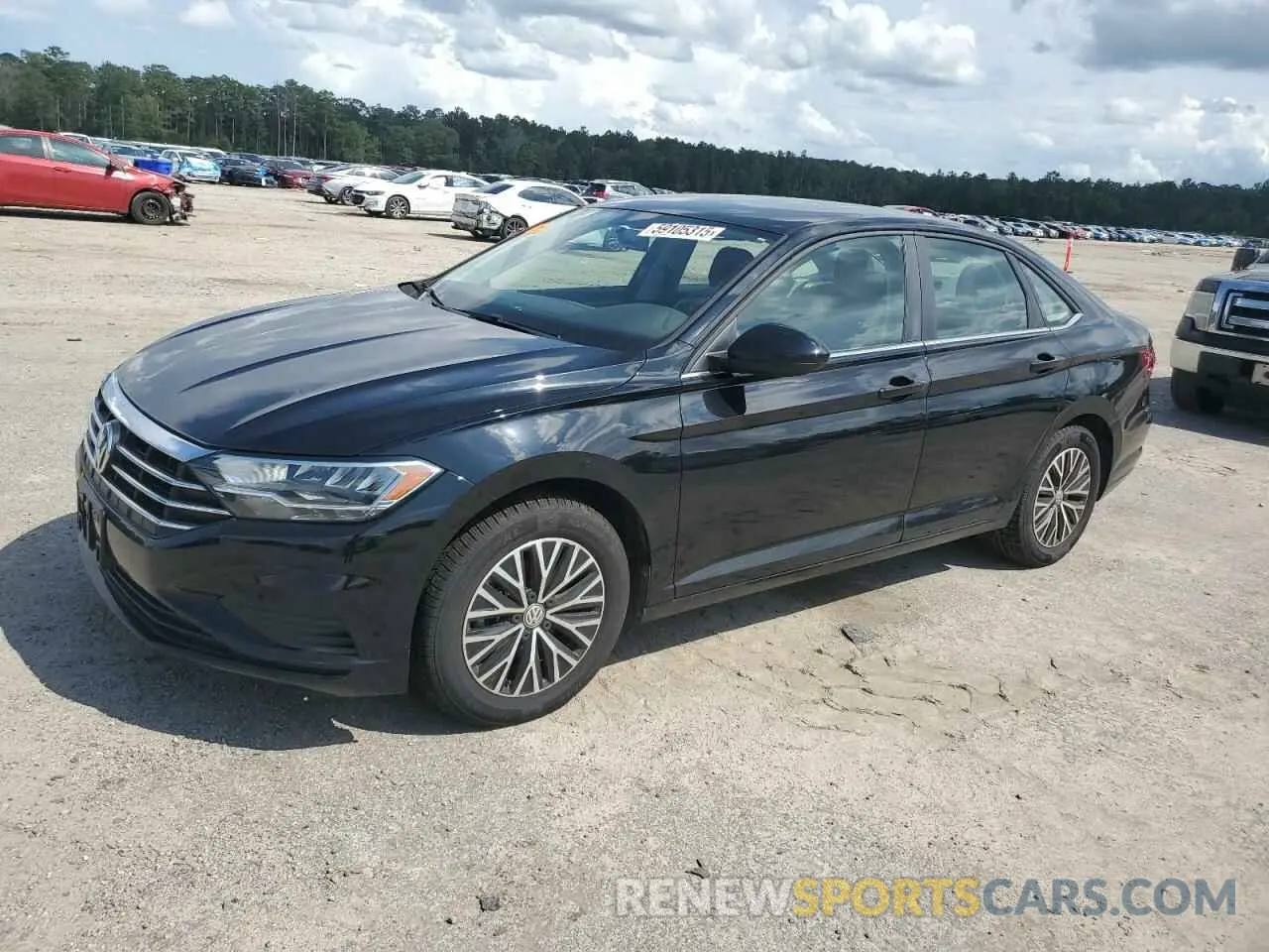 1 Photograph of a damaged car 3VWC57BU9MM013630 VOLKSWAGEN JETTA 2021