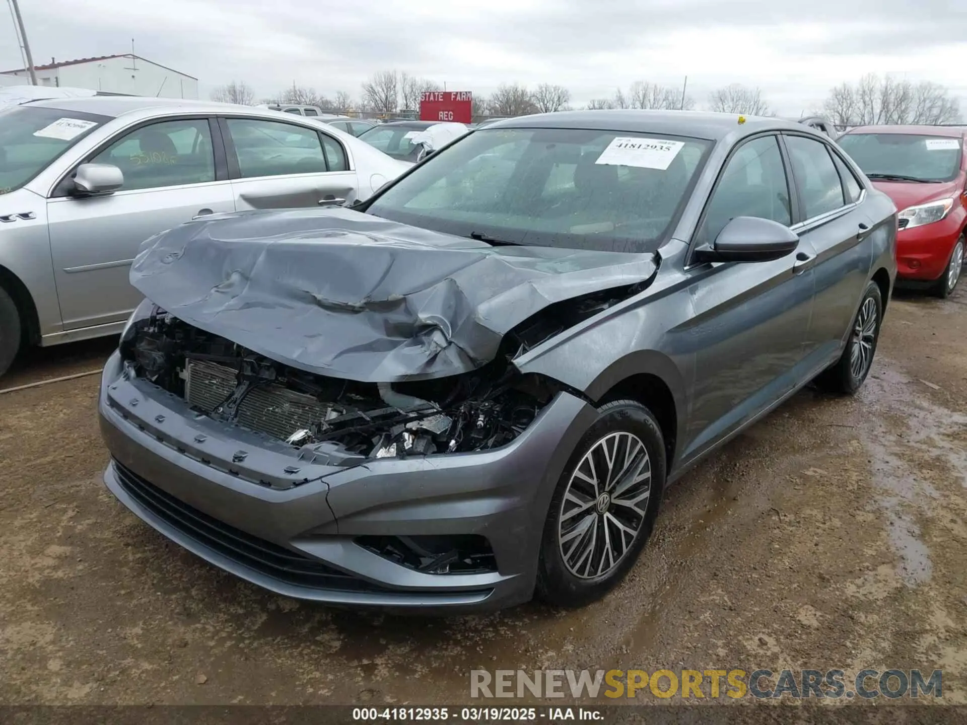 2 Photograph of a damaged car 3VWC57BU9MM013675 VOLKSWAGEN JETTA 2021