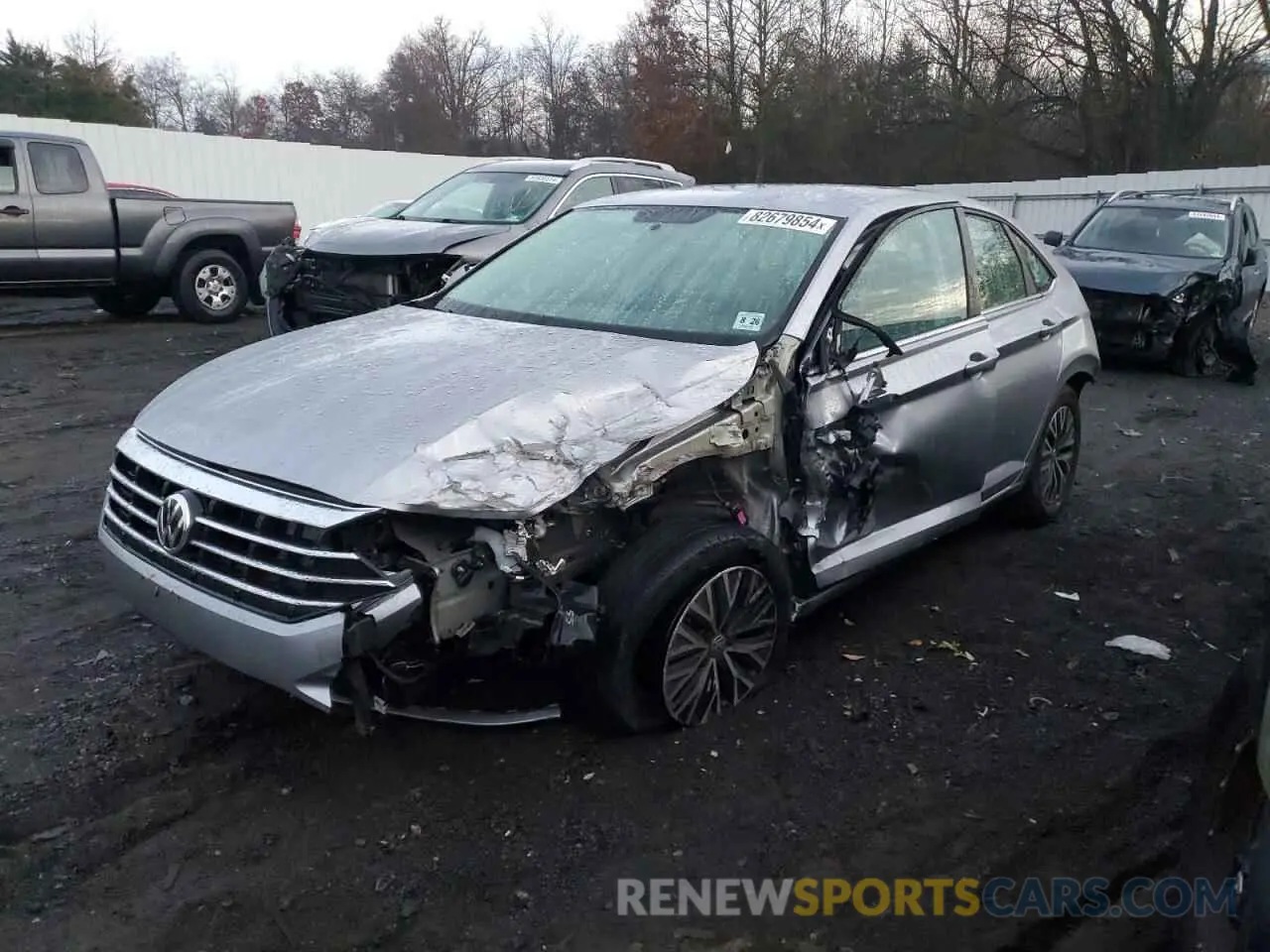 1 Photograph of a damaged car 3VWC57BU9MM015085 VOLKSWAGEN JETTA 2021
