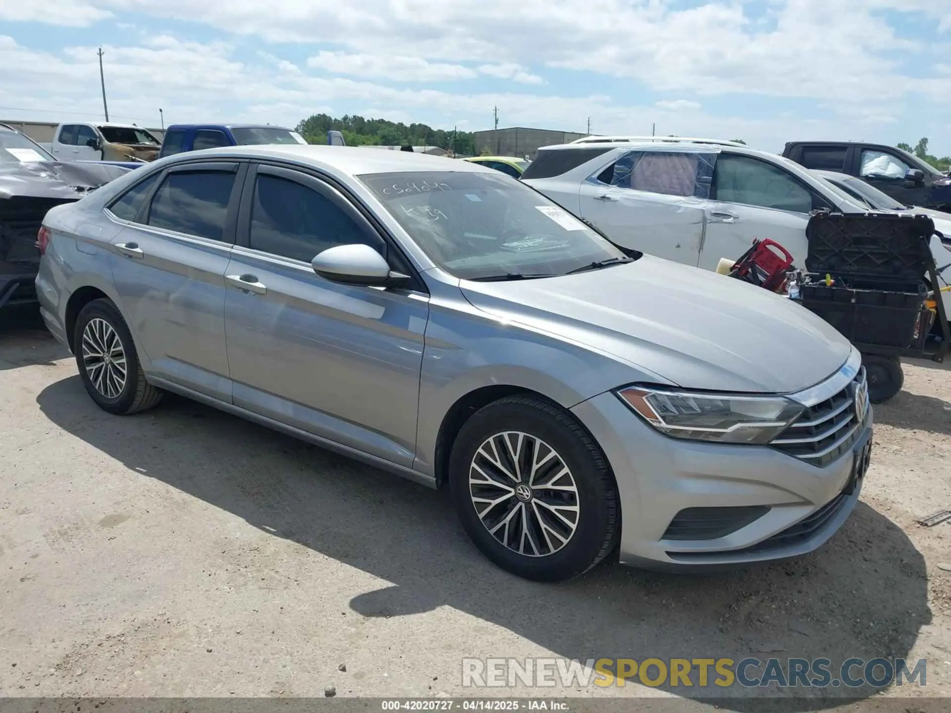 1 Photograph of a damaged car 3VWC57BU9MM015930 VOLKSWAGEN JETTA 2021