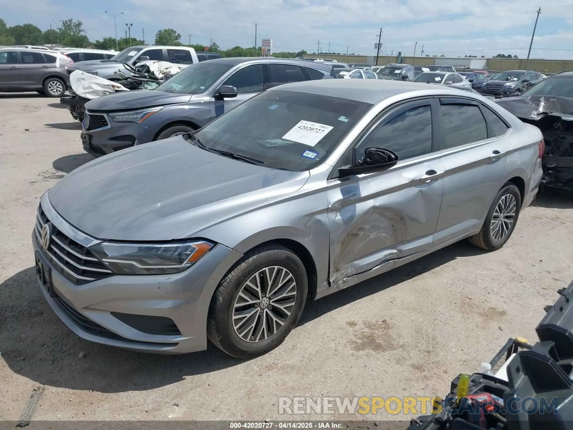 2 Photograph of a damaged car 3VWC57BU9MM015930 VOLKSWAGEN JETTA 2021
