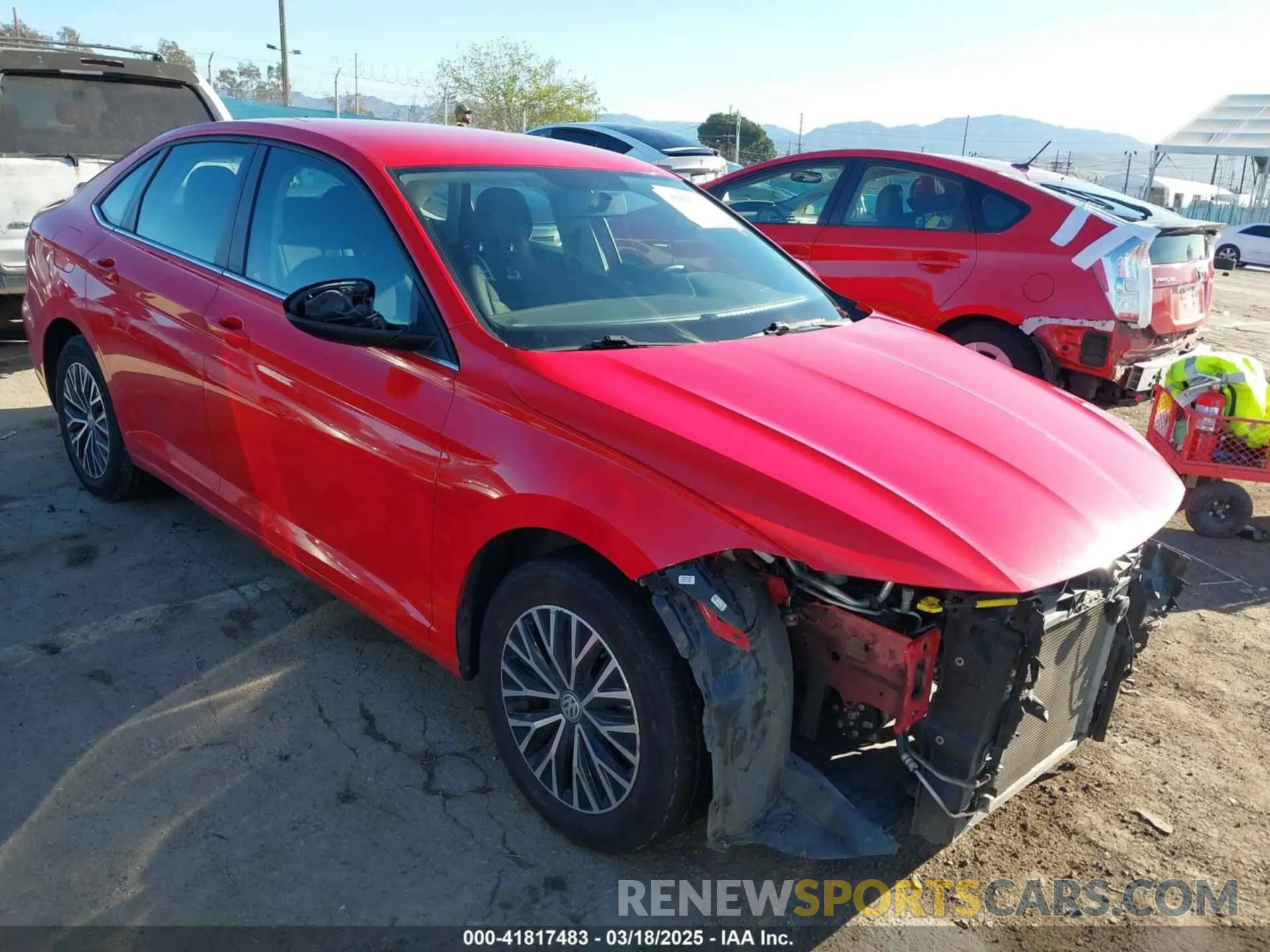 1 Photograph of a damaged car 3VWC57BU9MM022263 VOLKSWAGEN JETTA 2021
