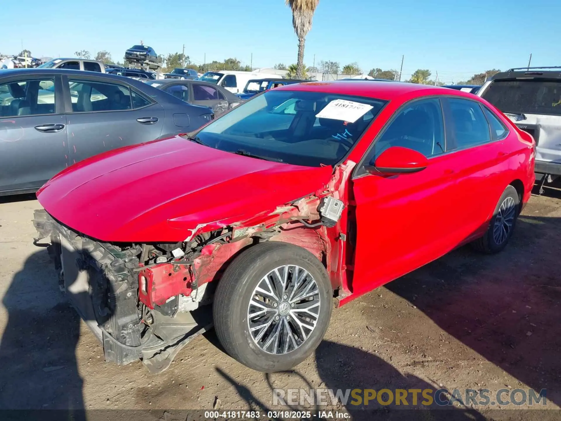 2 Photograph of a damaged car 3VWC57BU9MM022263 VOLKSWAGEN JETTA 2021