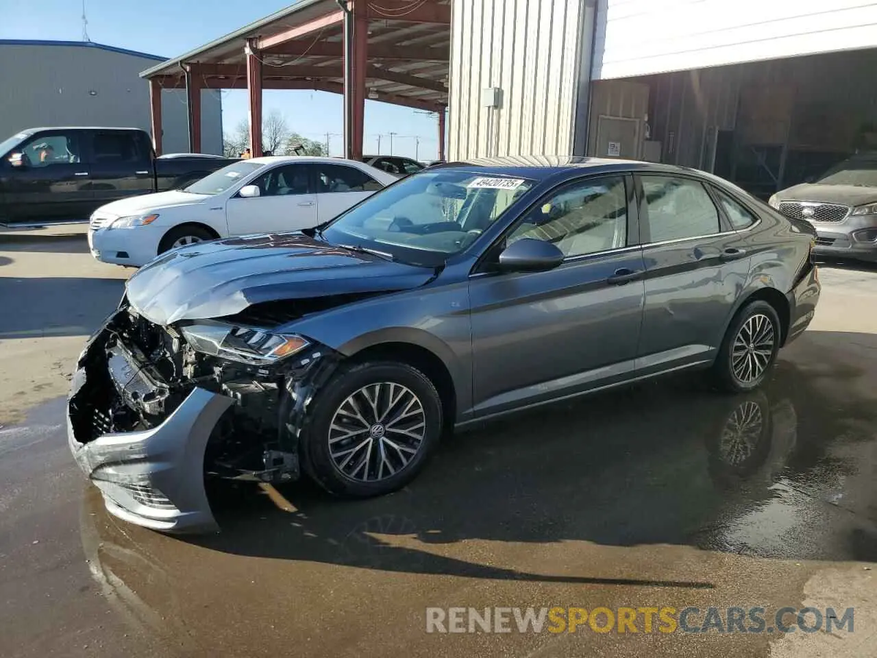 1 Photograph of a damaged car 3VWC57BU9MM037796 VOLKSWAGEN JETTA 2021