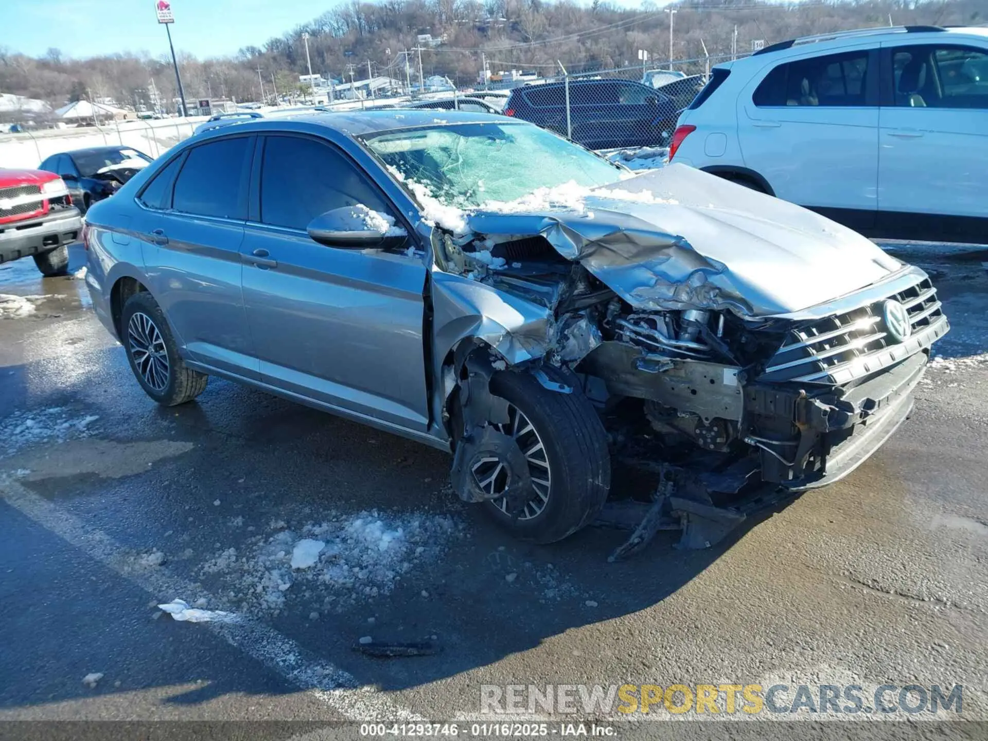 1 Photograph of a damaged car 3VWC57BU9MM044599 VOLKSWAGEN JETTA 2021