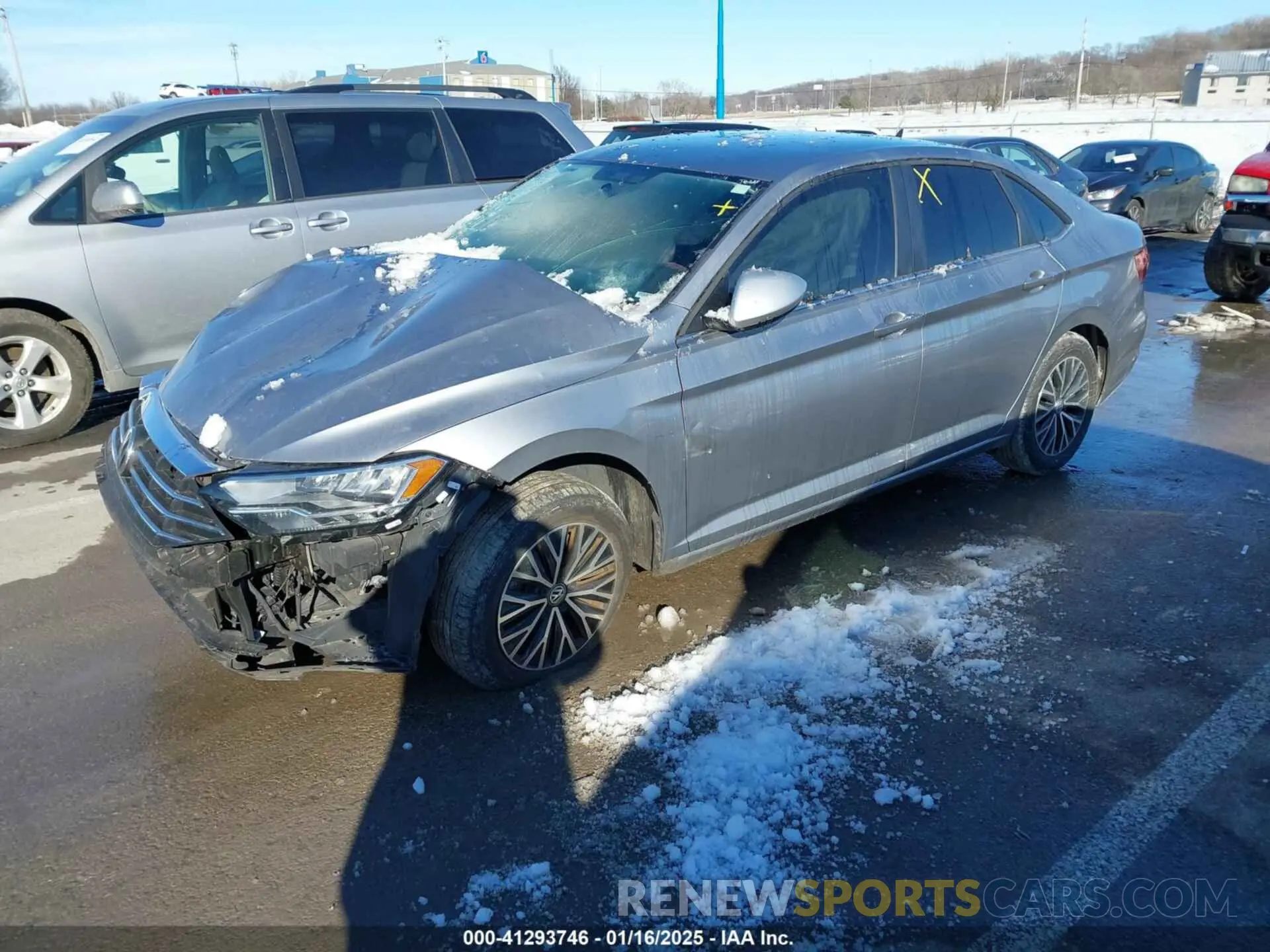 2 Photograph of a damaged car 3VWC57BU9MM044599 VOLKSWAGEN JETTA 2021