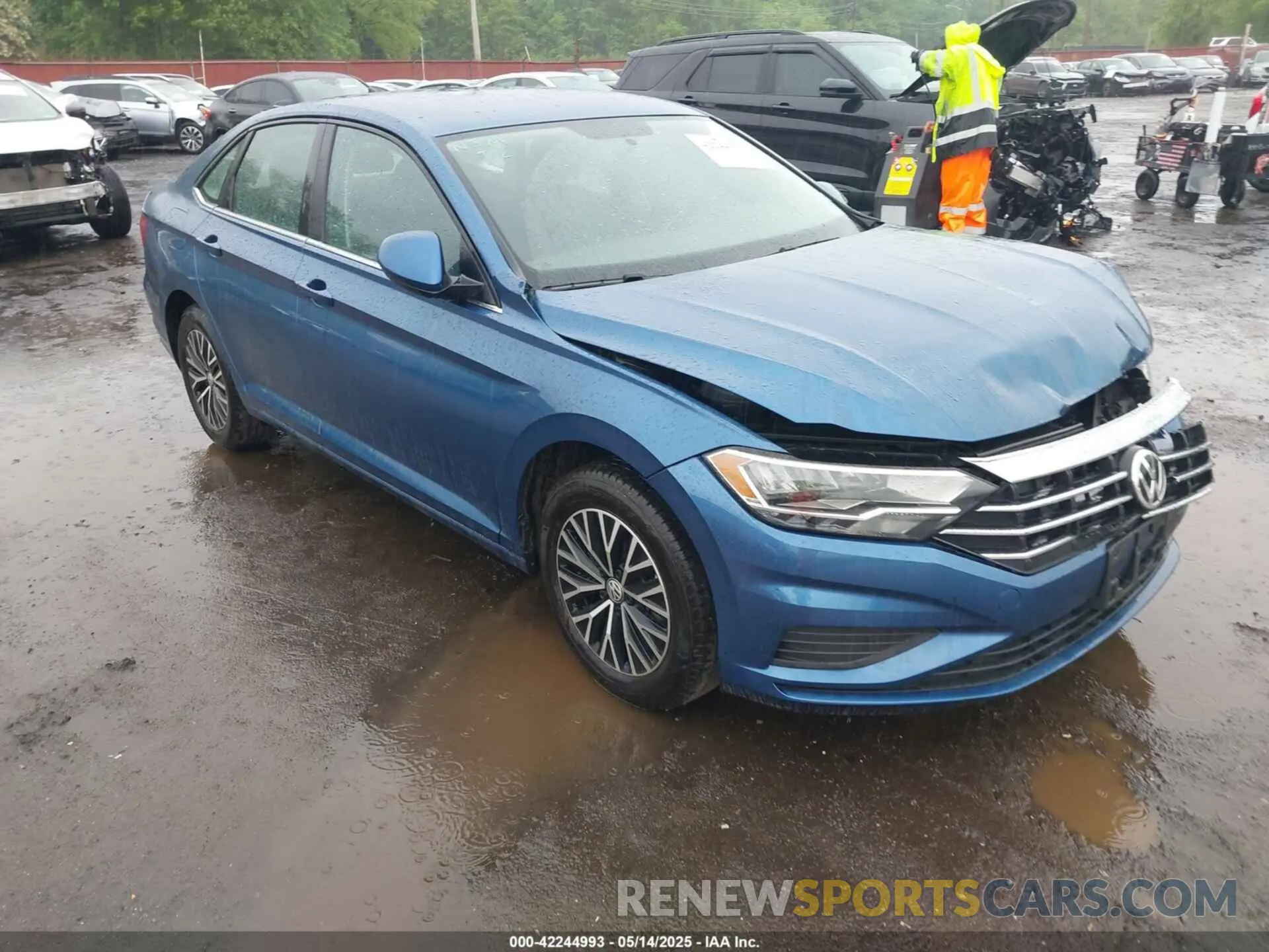 1 Photograph of a damaged car 3VWC57BU9MM054792 VOLKSWAGEN JETTA 2021