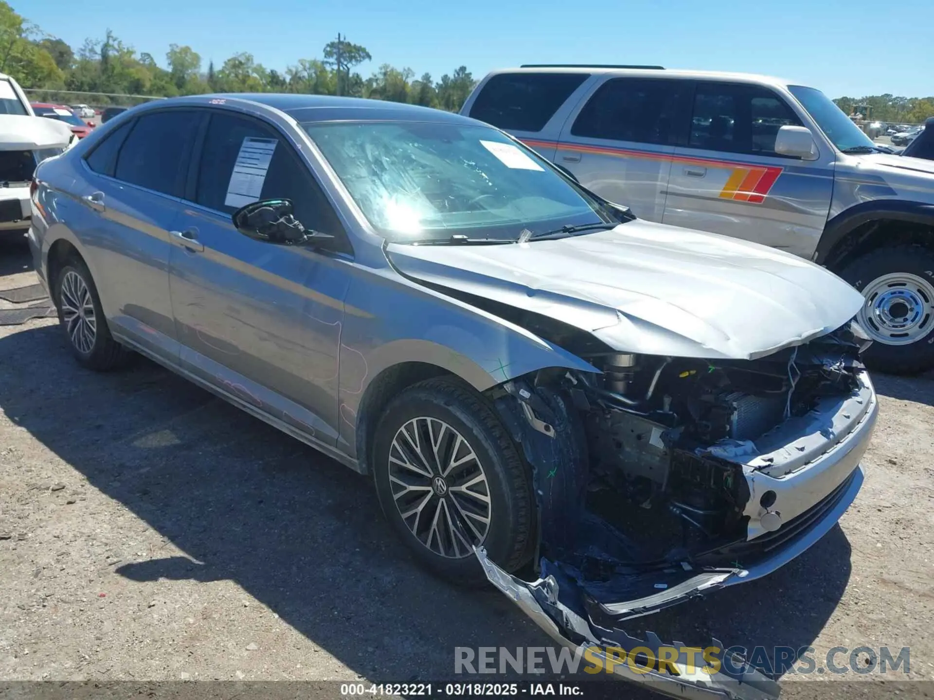 1 Photograph of a damaged car 3VWC57BU9MM066487 VOLKSWAGEN JETTA 2021