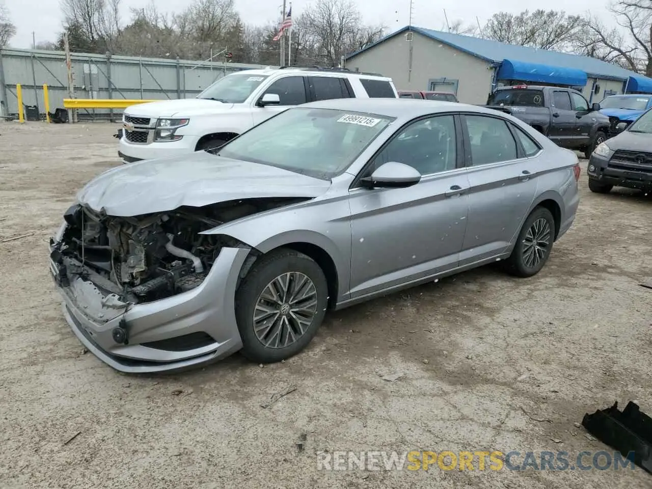 1 Photograph of a damaged car 3VWC57BU9MM085993 VOLKSWAGEN JETTA 2021
