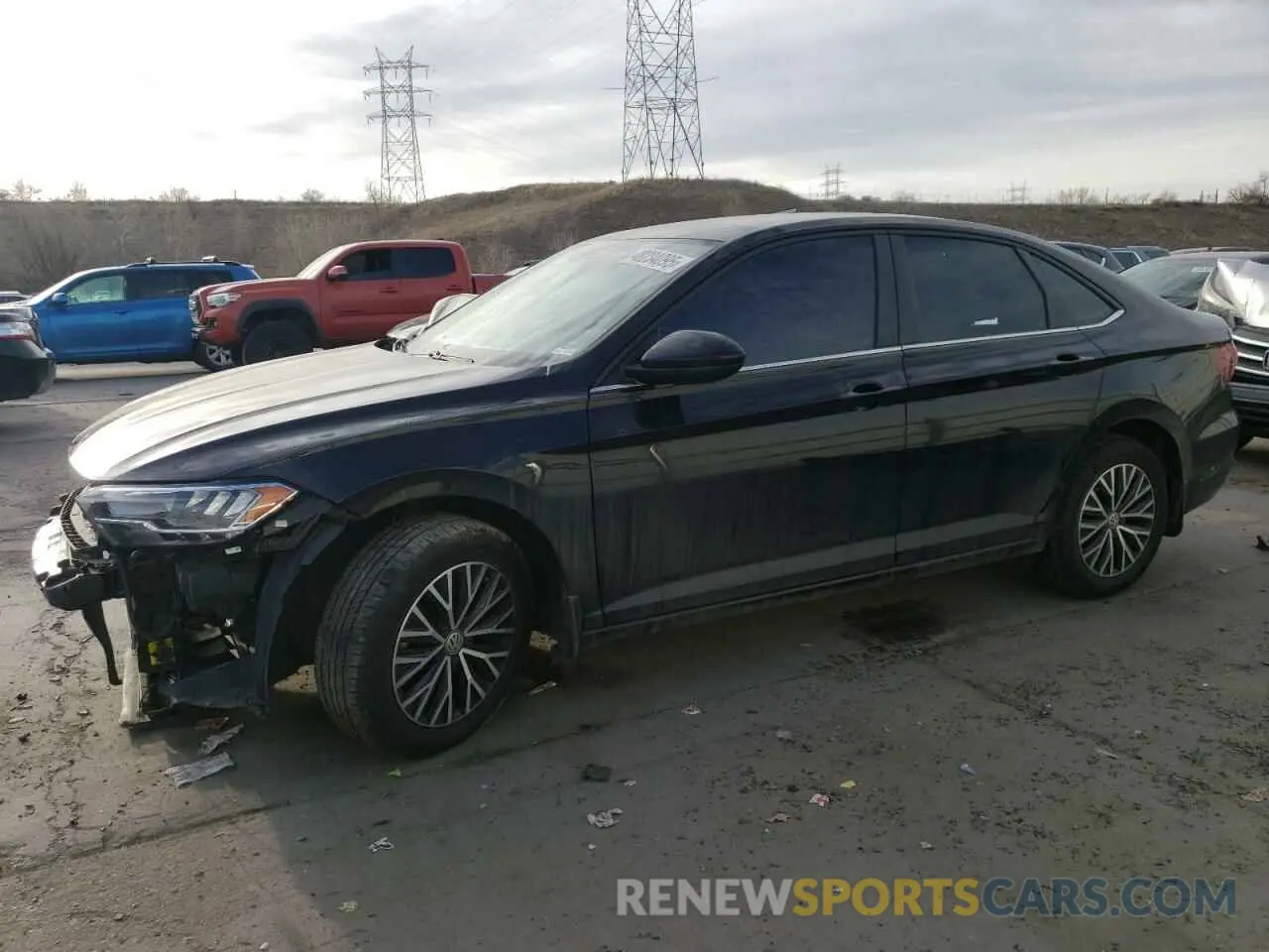 1 Photograph of a damaged car 3VWC57BUXMM003284 VOLKSWAGEN JETTA 2021