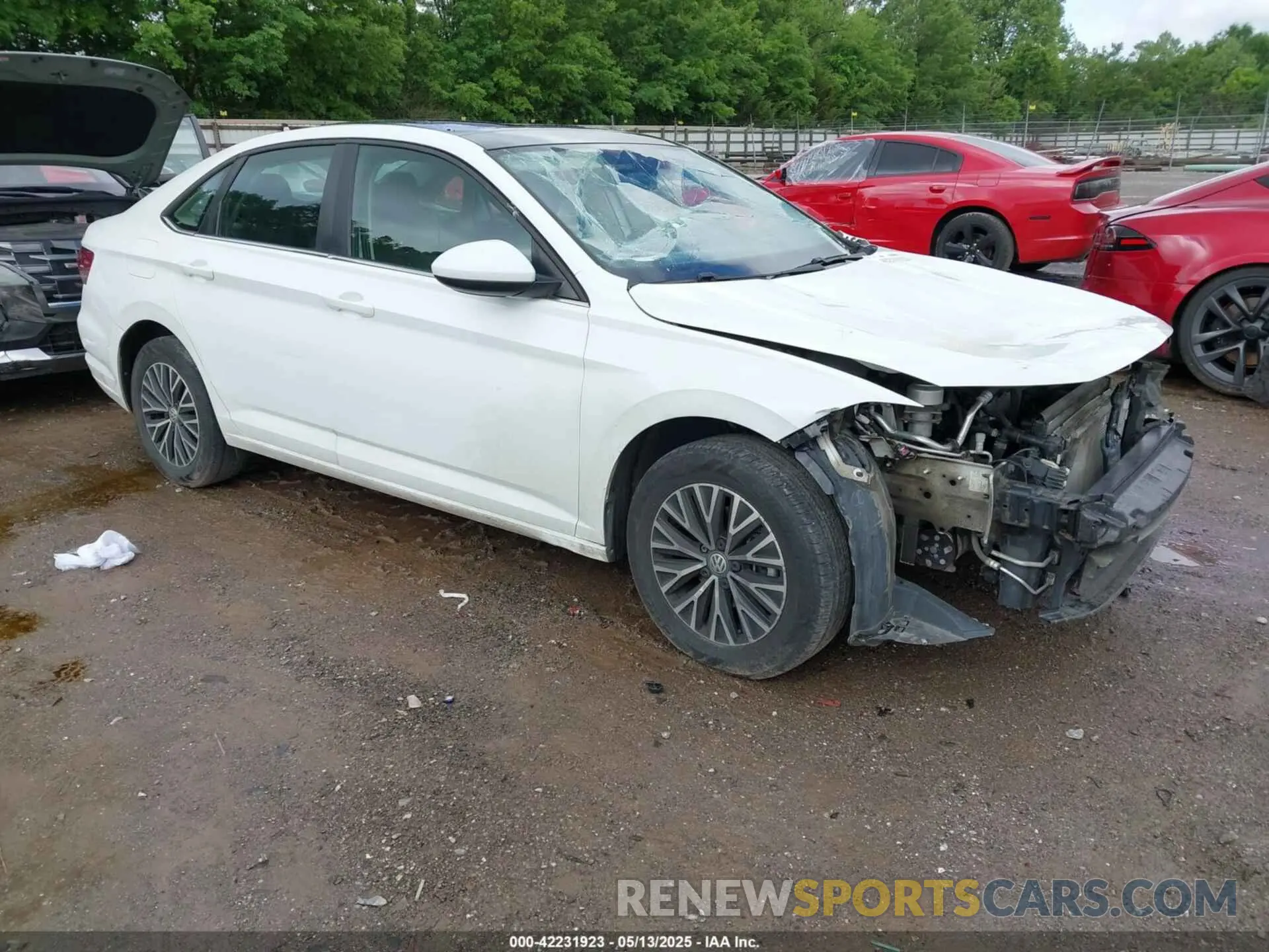 1 Photograph of a damaged car 3VWC57BUXMM010154 VOLKSWAGEN JETTA 2021