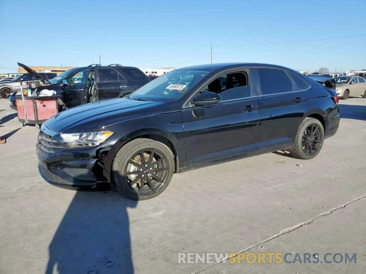 1 Photograph of a damaged car 3VWC57BUXMM020702 VOLKSWAGEN JETTA 2021
