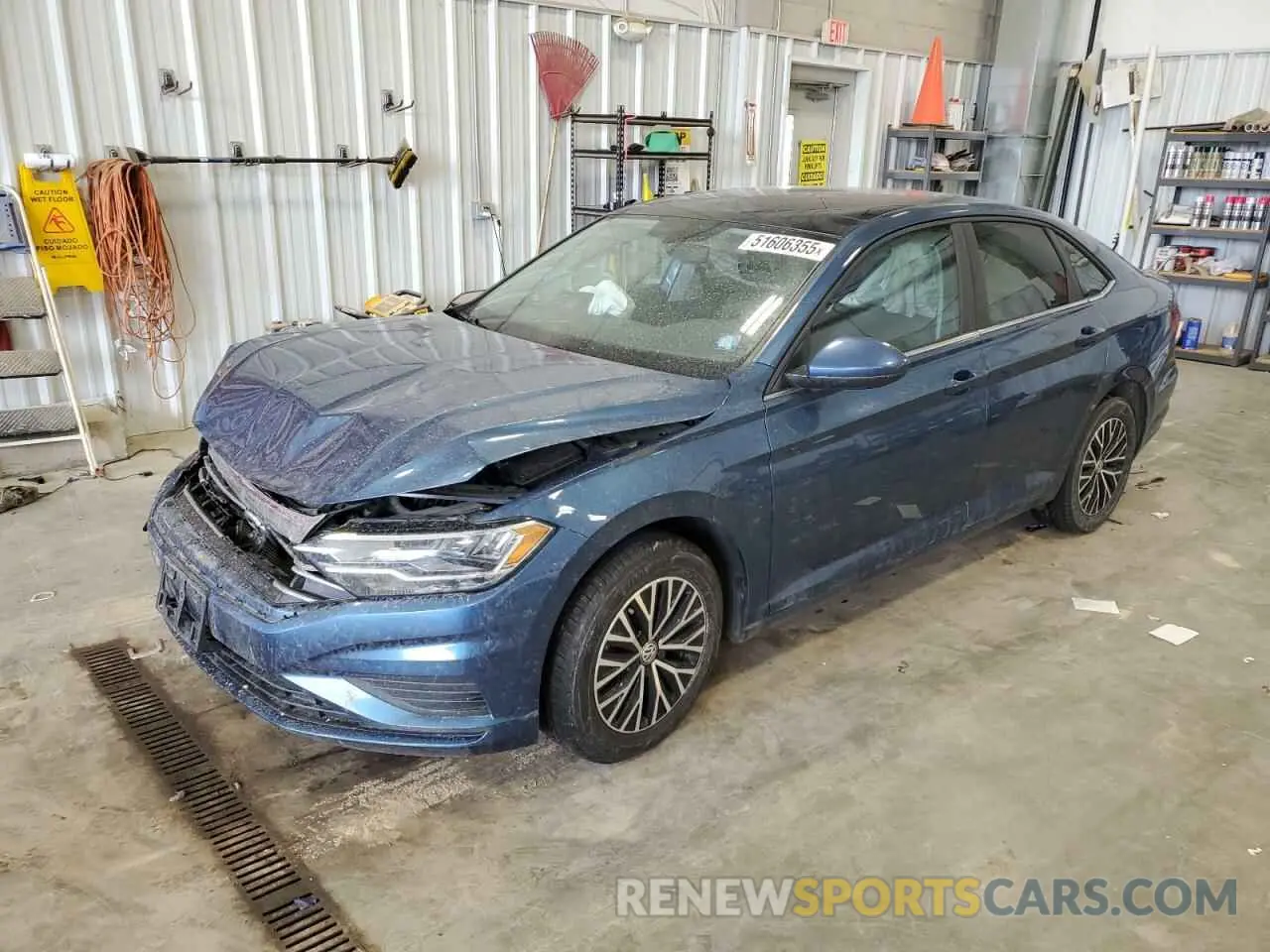 1 Photograph of a damaged car 3VWC57BUXMM021803 VOLKSWAGEN JETTA 2021
