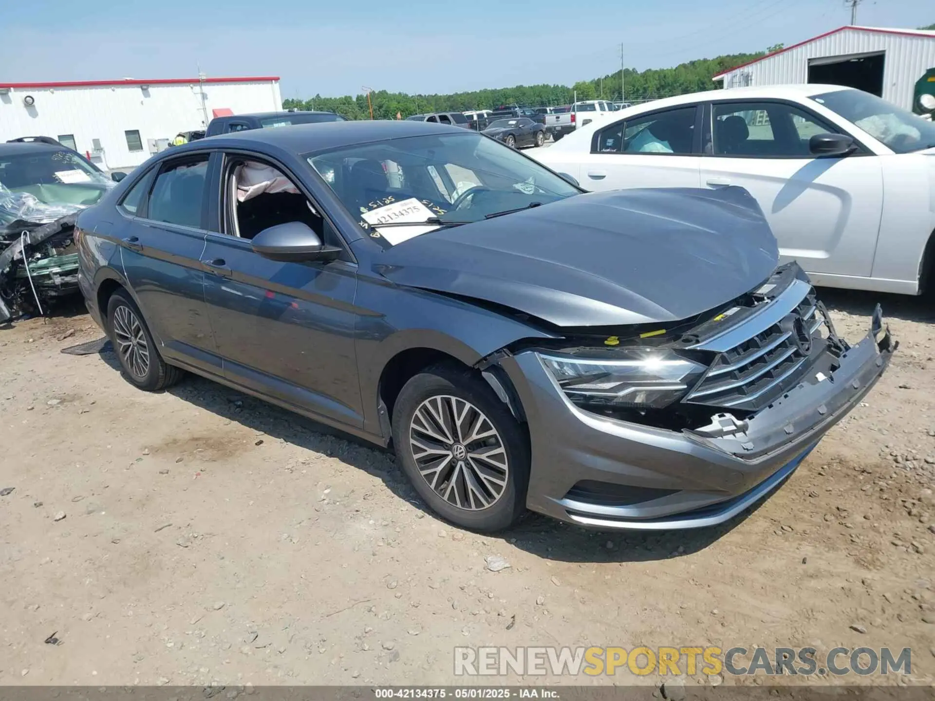 1 Photograph of a damaged car 3VWC57BUXMM027732 VOLKSWAGEN JETTA 2021