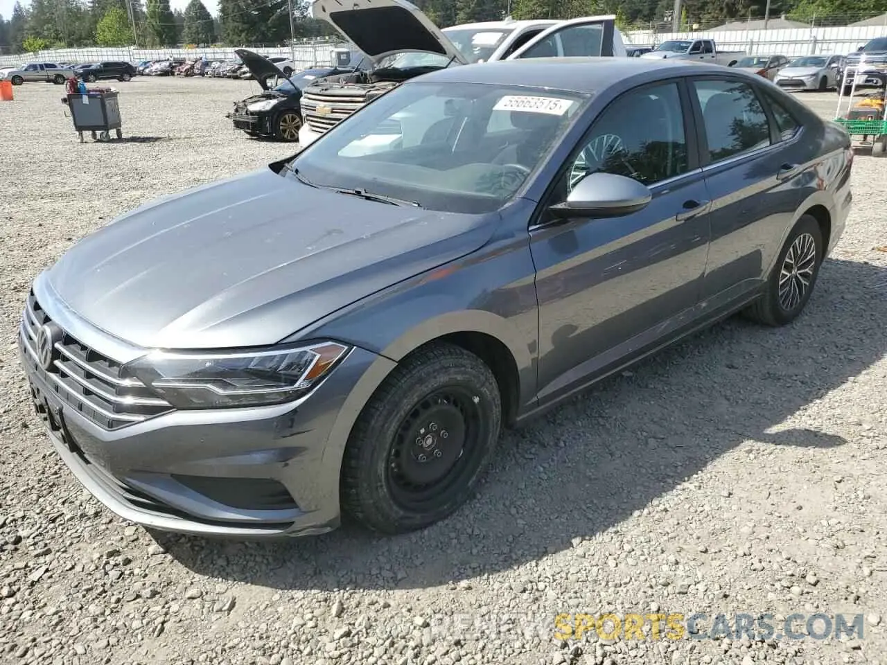 1 Photograph of a damaged car 3VWC57BUXMM032395 VOLKSWAGEN JETTA 2021