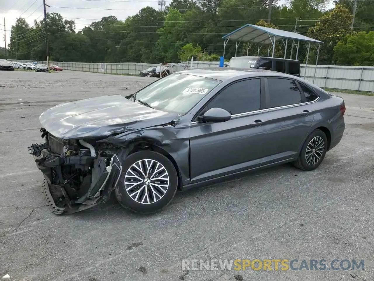 1 Photograph of a damaged car 3VWC57BUXMM042652 VOLKSWAGEN JETTA 2021