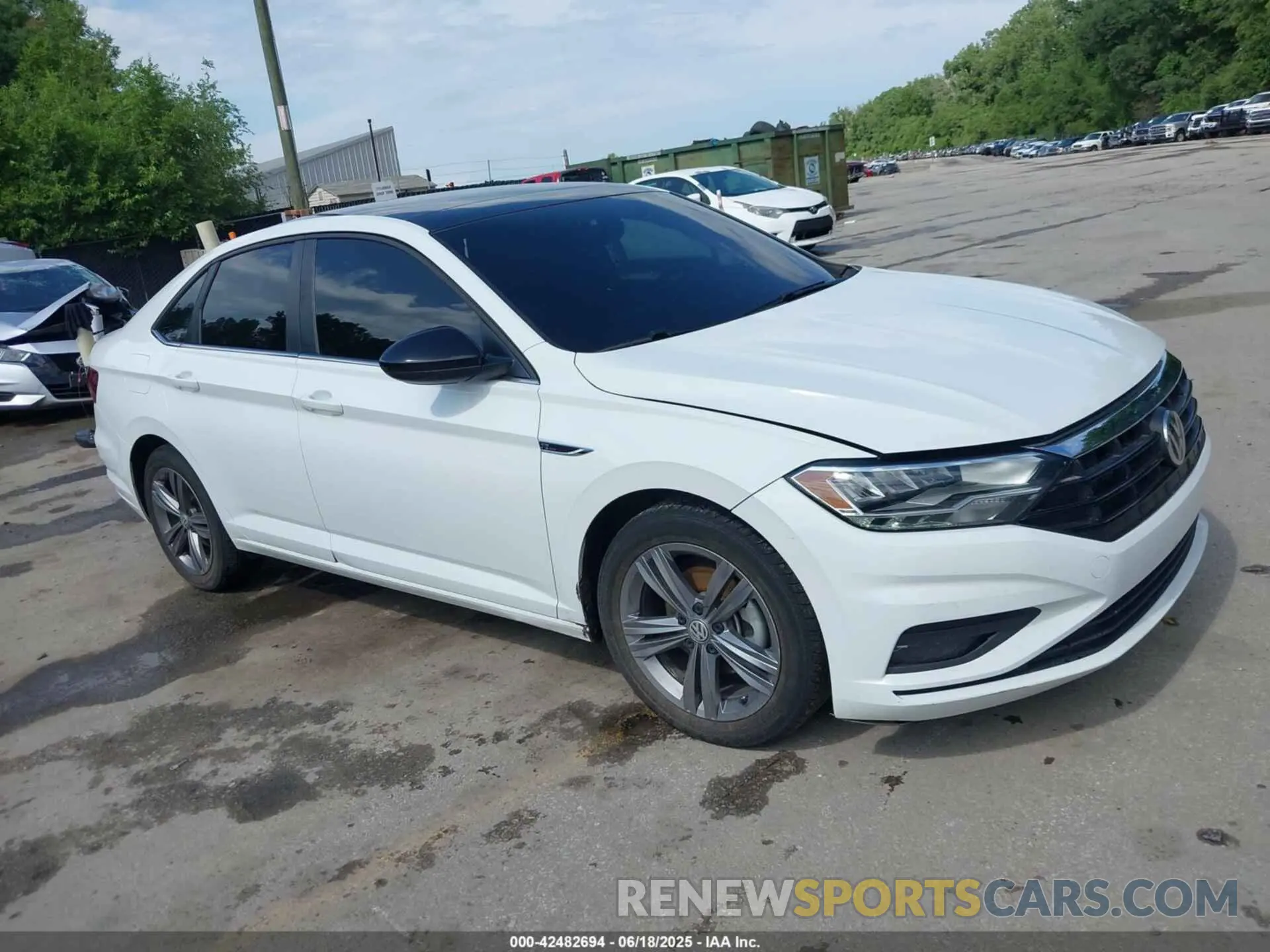 1 Photograph of a damaged car 3VWC57BUXMM045535 VOLKSWAGEN JETTA 2021