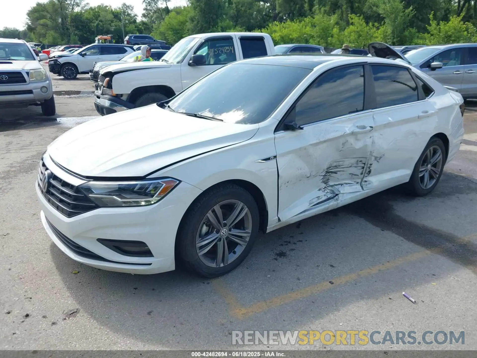 2 Photograph of a damaged car 3VWC57BUXMM045535 VOLKSWAGEN JETTA 2021