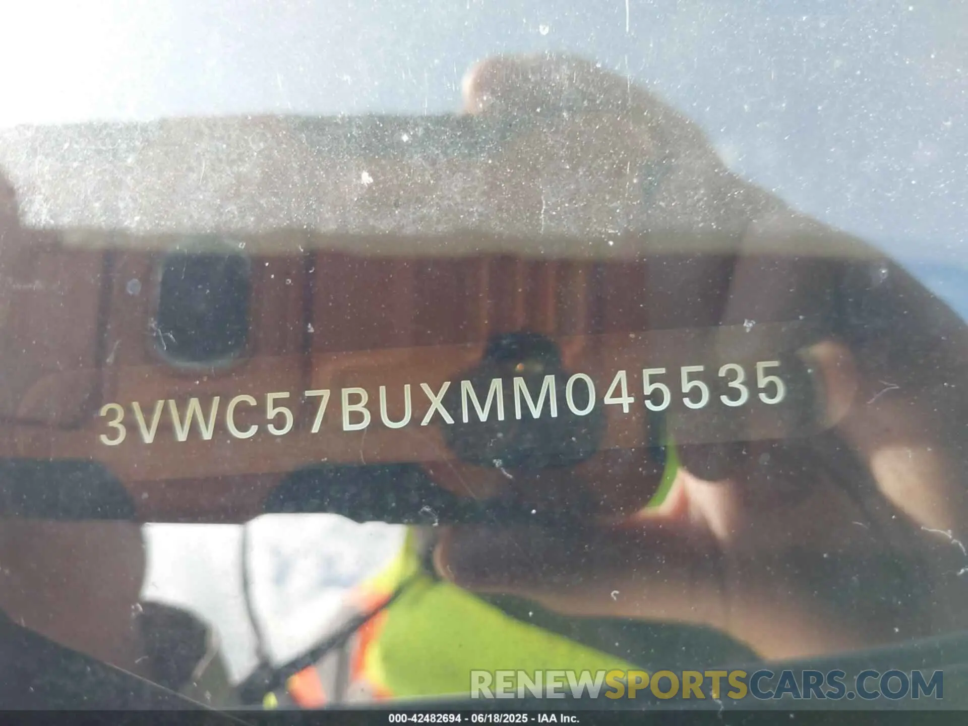 9 Photograph of a damaged car 3VWC57BUXMM045535 VOLKSWAGEN JETTA 2021