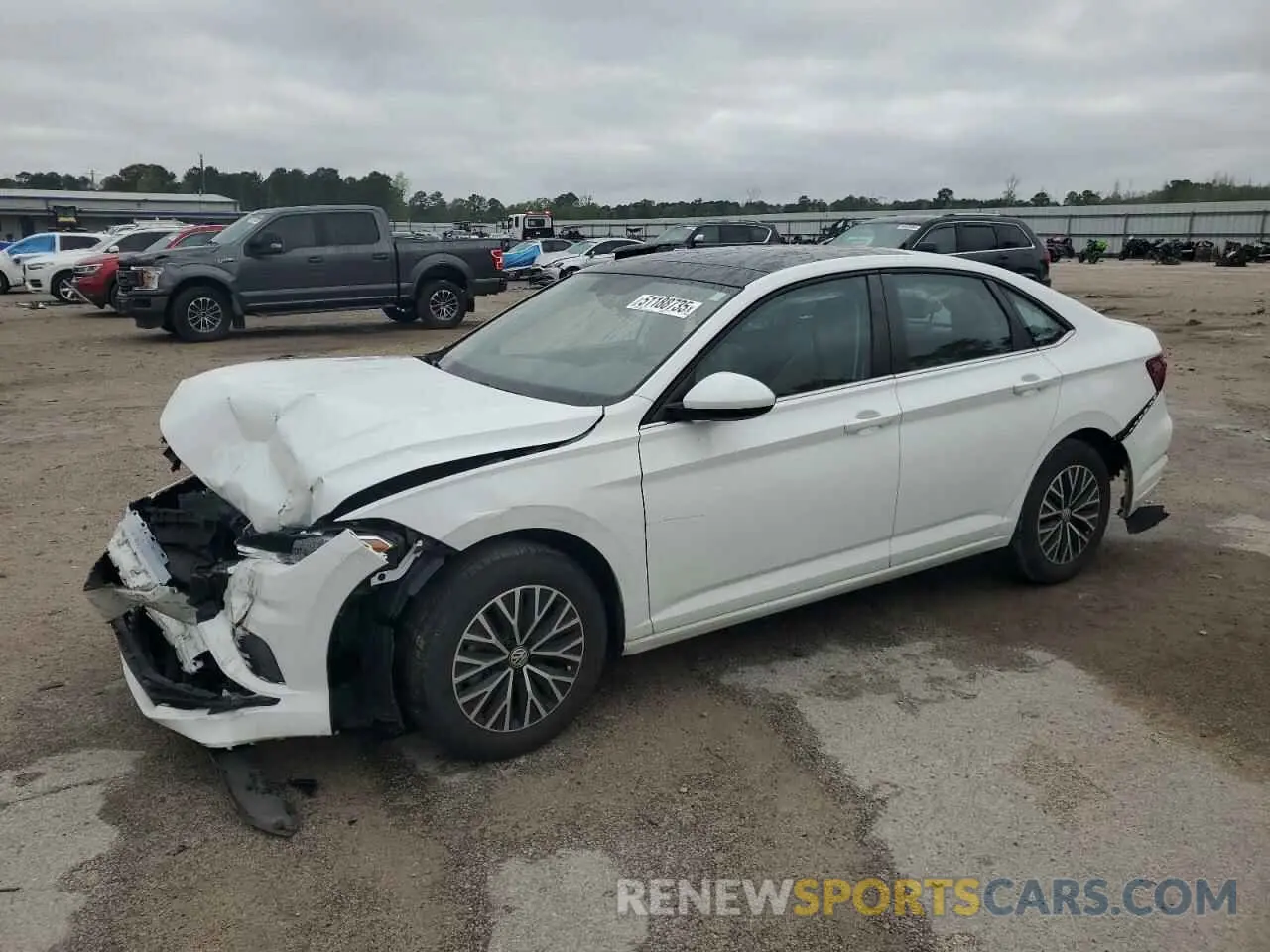 1 Photograph of a damaged car 3VWC57BUXMM087042 VOLKSWAGEN JETTA 2021